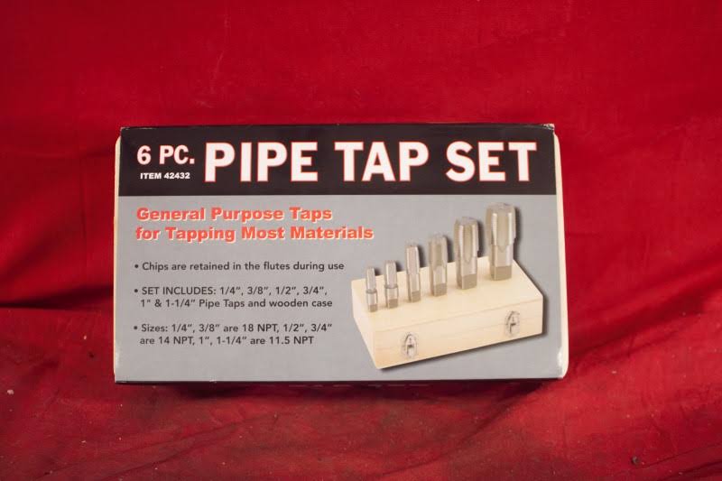 Harbor Freight Tools 6 Piece Pipe Taps 42432