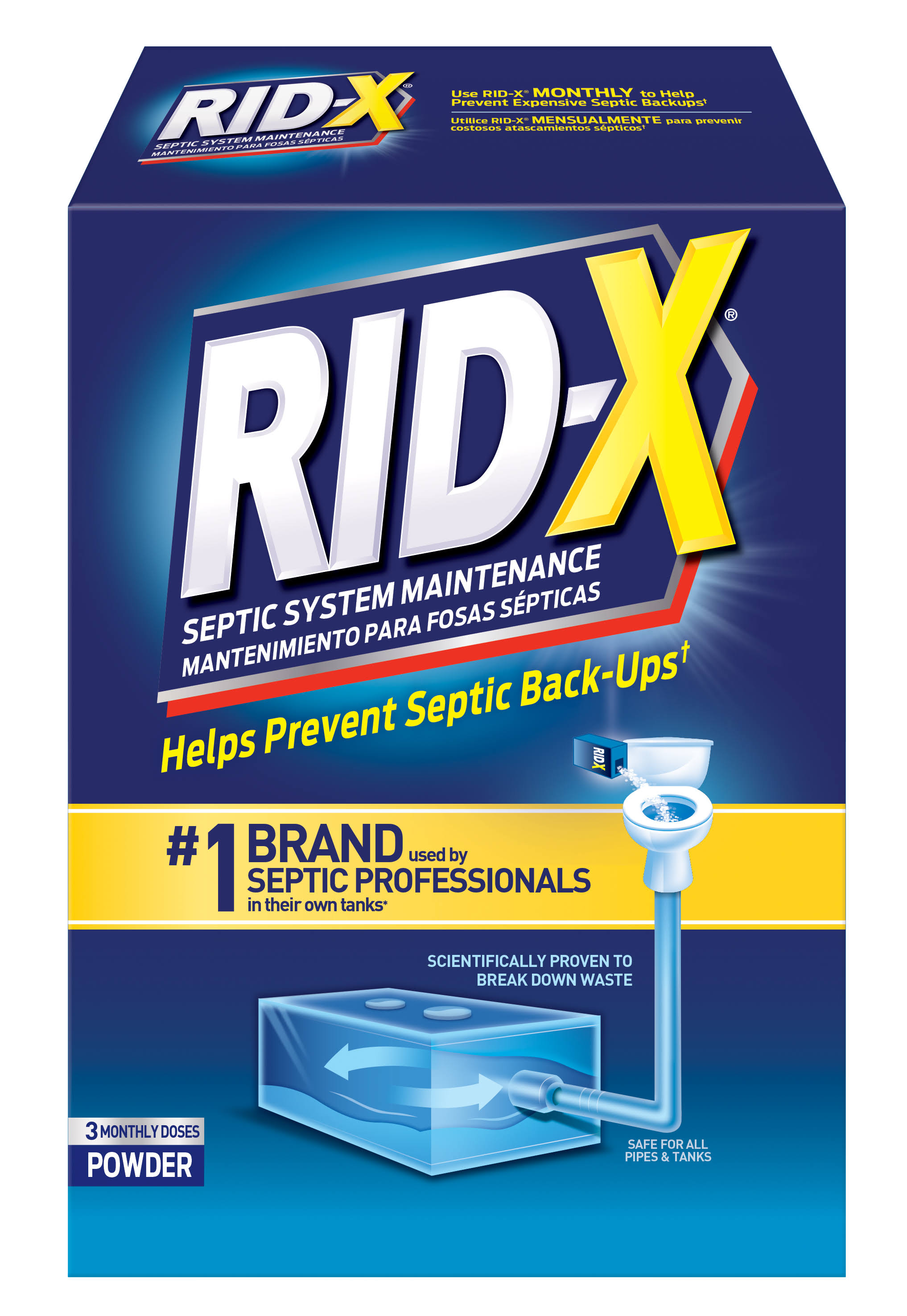 Rid-X Septic System Maintenance, Powder- 29.4 oz