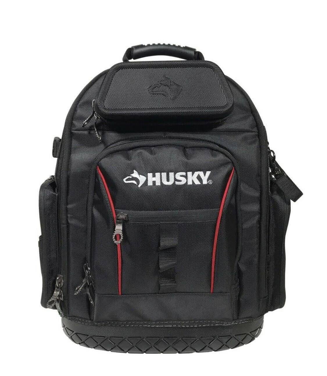 Husky 16 in. Pro Tool Backpack, Black