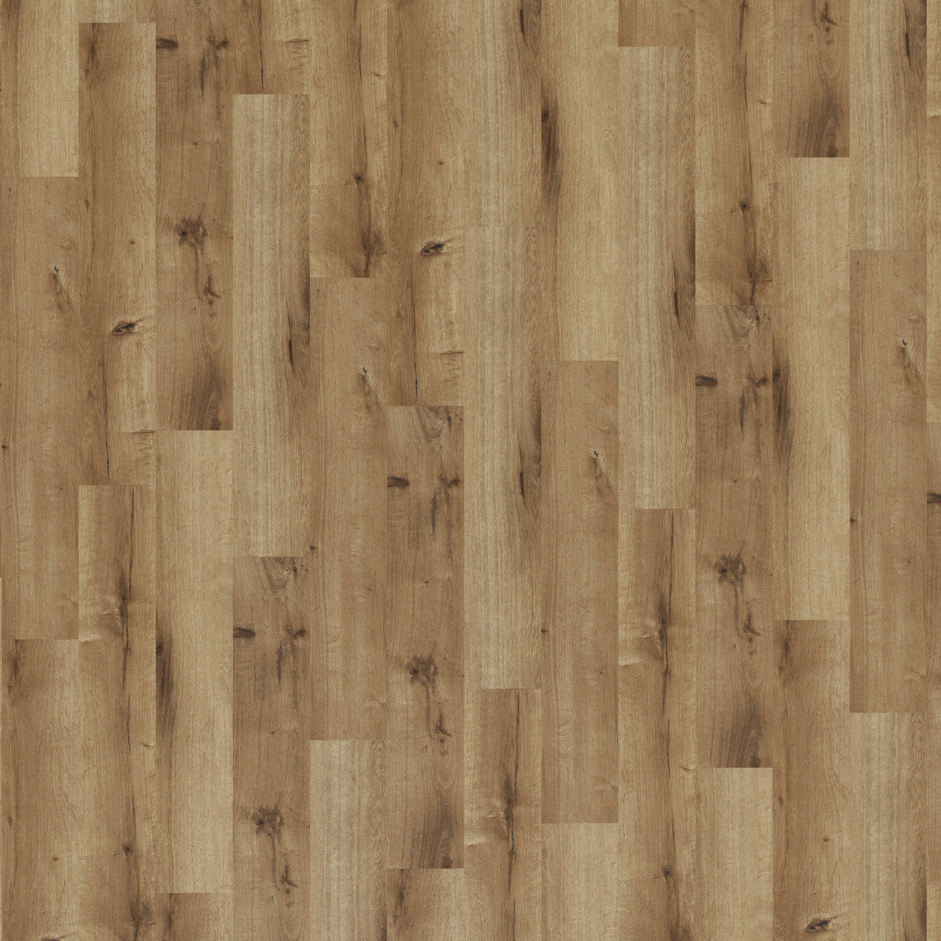 Style Selections Barley Oak 3-Mil x 6-in W x 36-in L Water Resistant Peel and Stick Luxury Vinyl Plank Flooring in Brown | LWD7520BPS