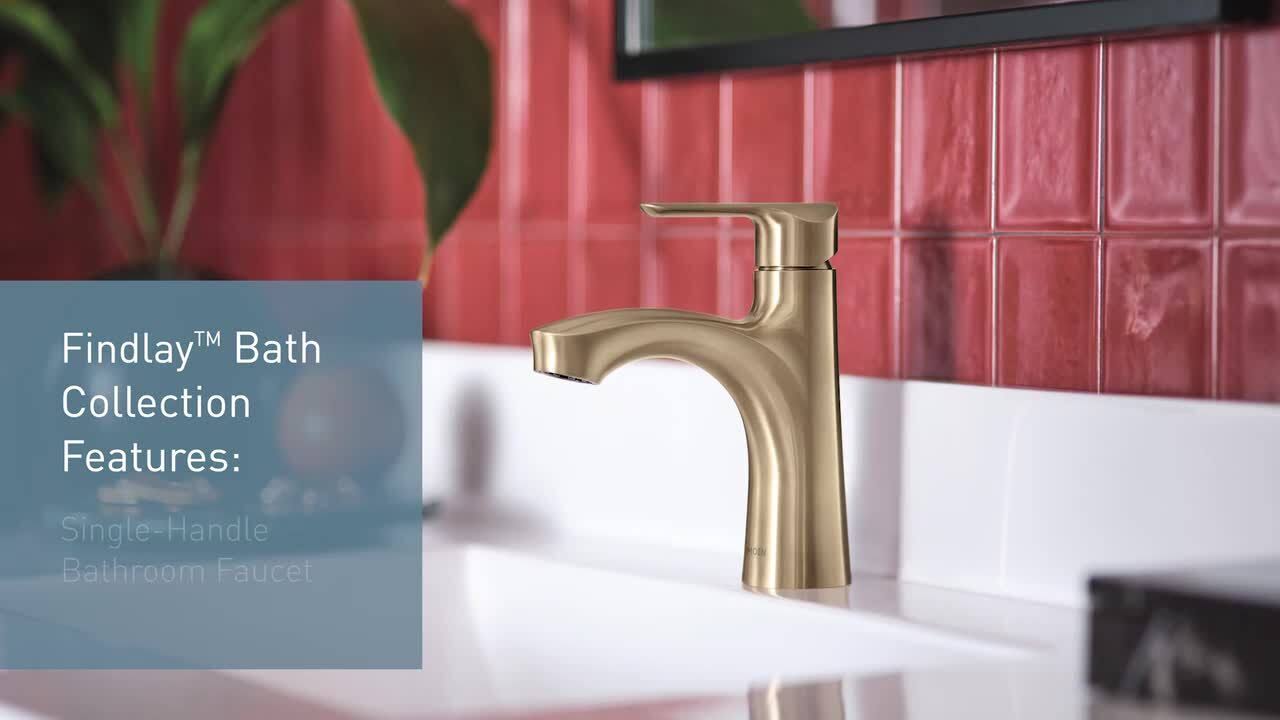 Moen Findlay Single-Handle 6-Spray Tub and Shower Faucet in Bronzed Gold (Valve Included) 82518BZG