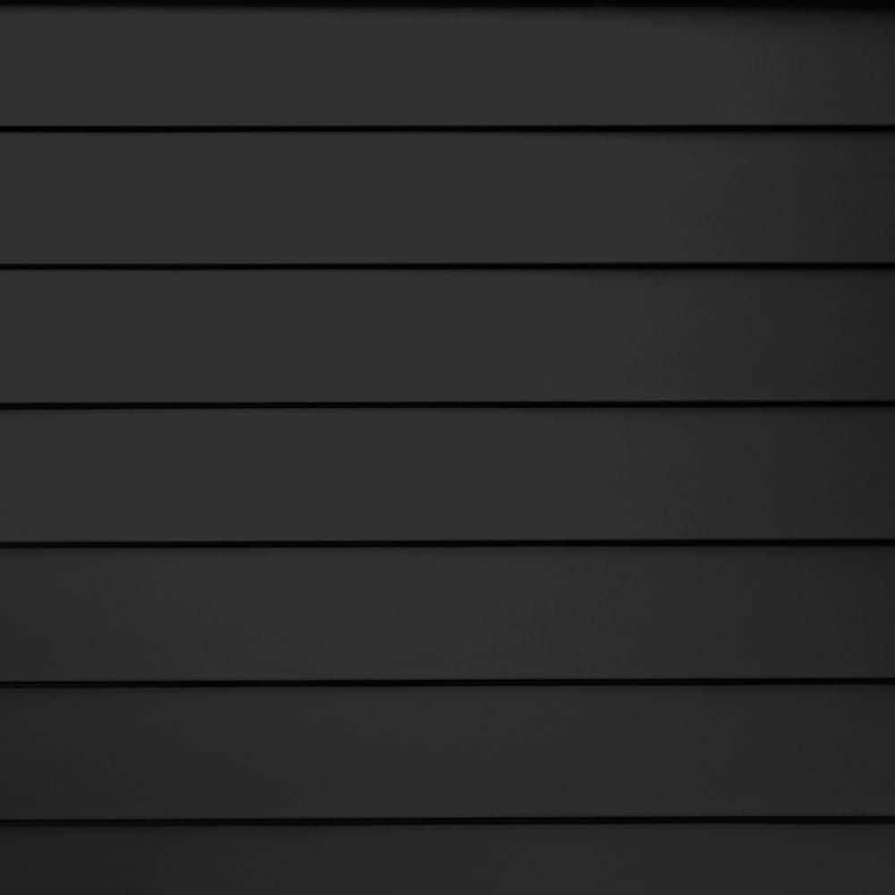 James Hardie Sample Board Magnolia Home Collection 6.25 in. x 4 in. Midnight Soot Fiber Cement Smooth Siding 6000678