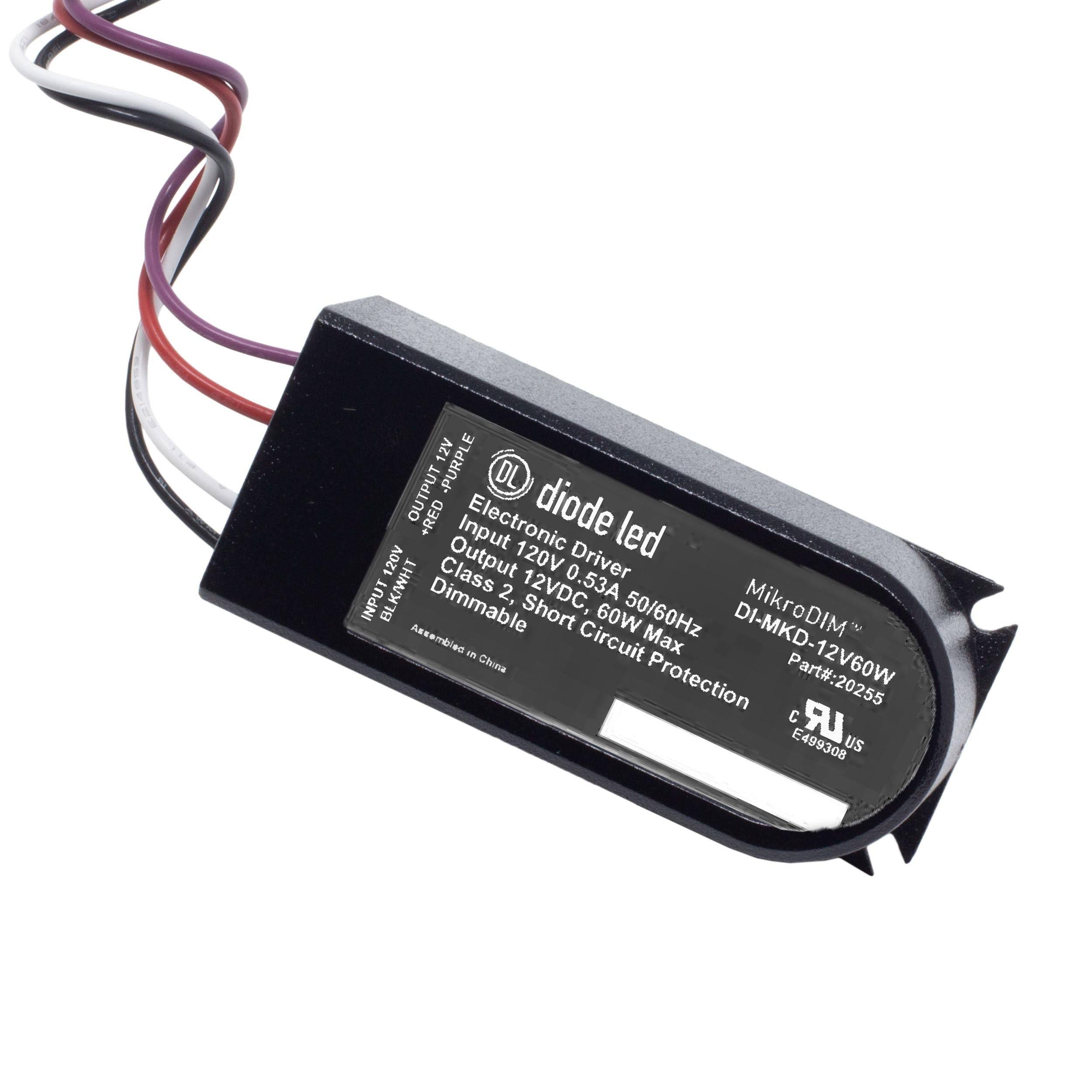 Diode LED DI-MKD-24V60W Electronic Dimmable Driver- 24V, 60W