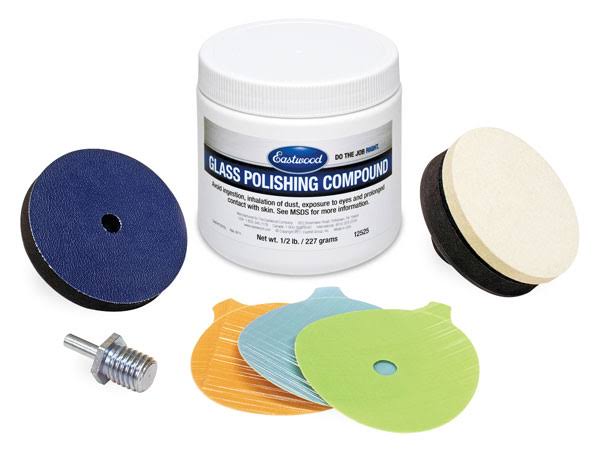 Eastwood Glass Polishing Kit for Deep Scratches