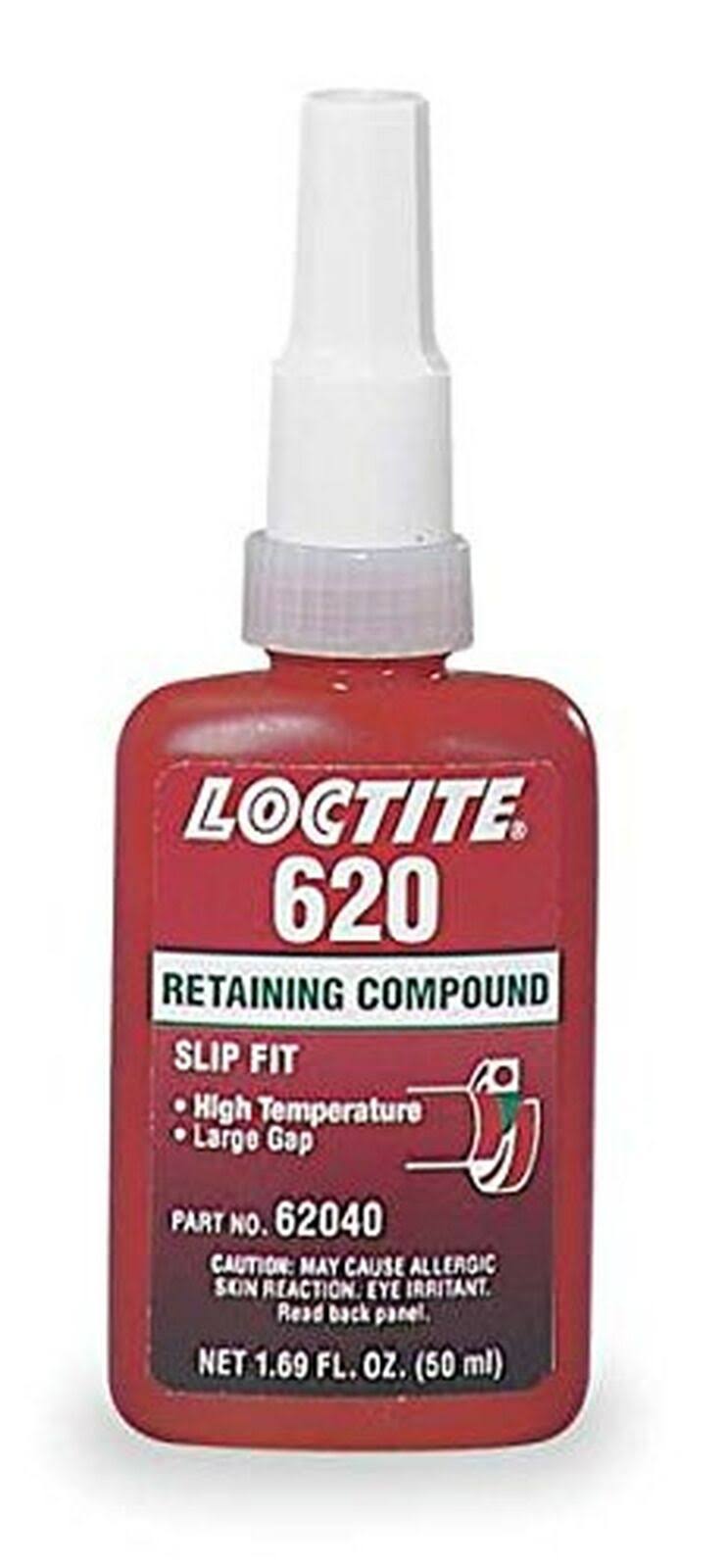 Loctite 620 High-Temperature Retaining Compound, 50 ml Bottle, Green