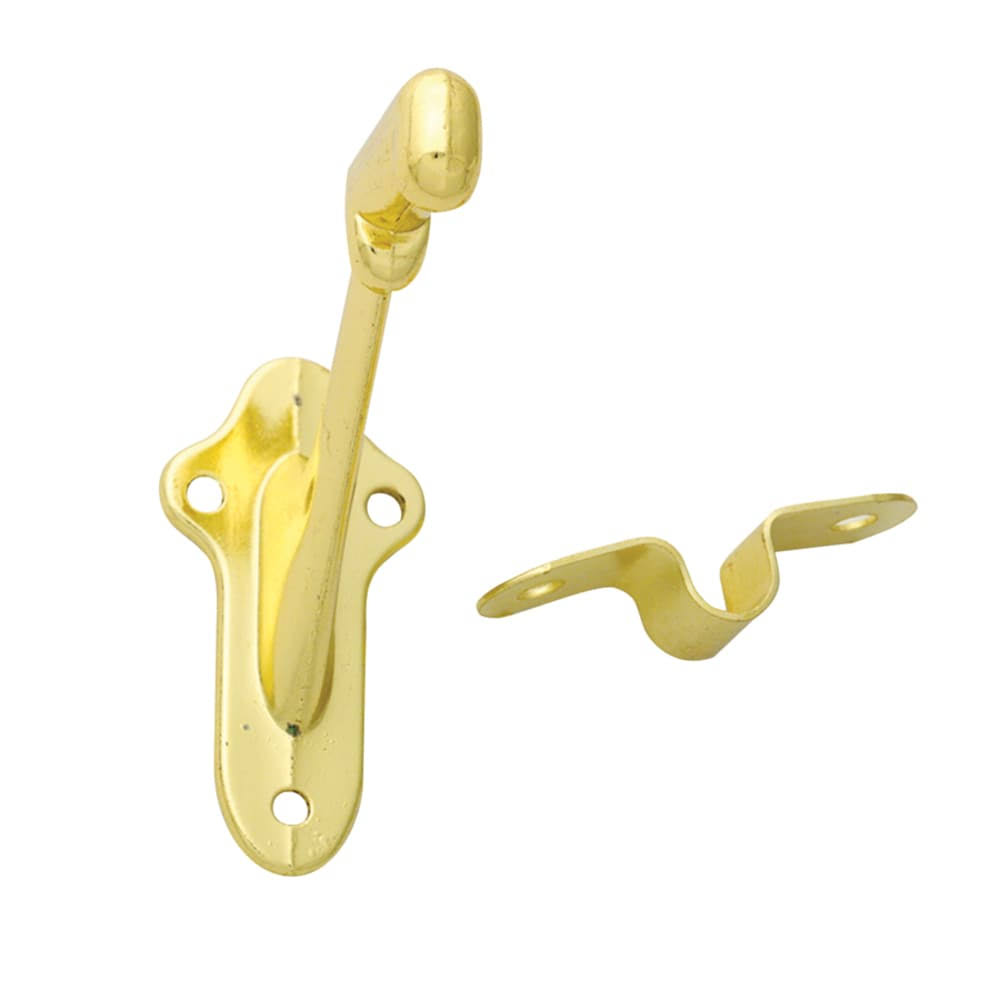 Saferail Bright Brass Steel Line Bracket PS701