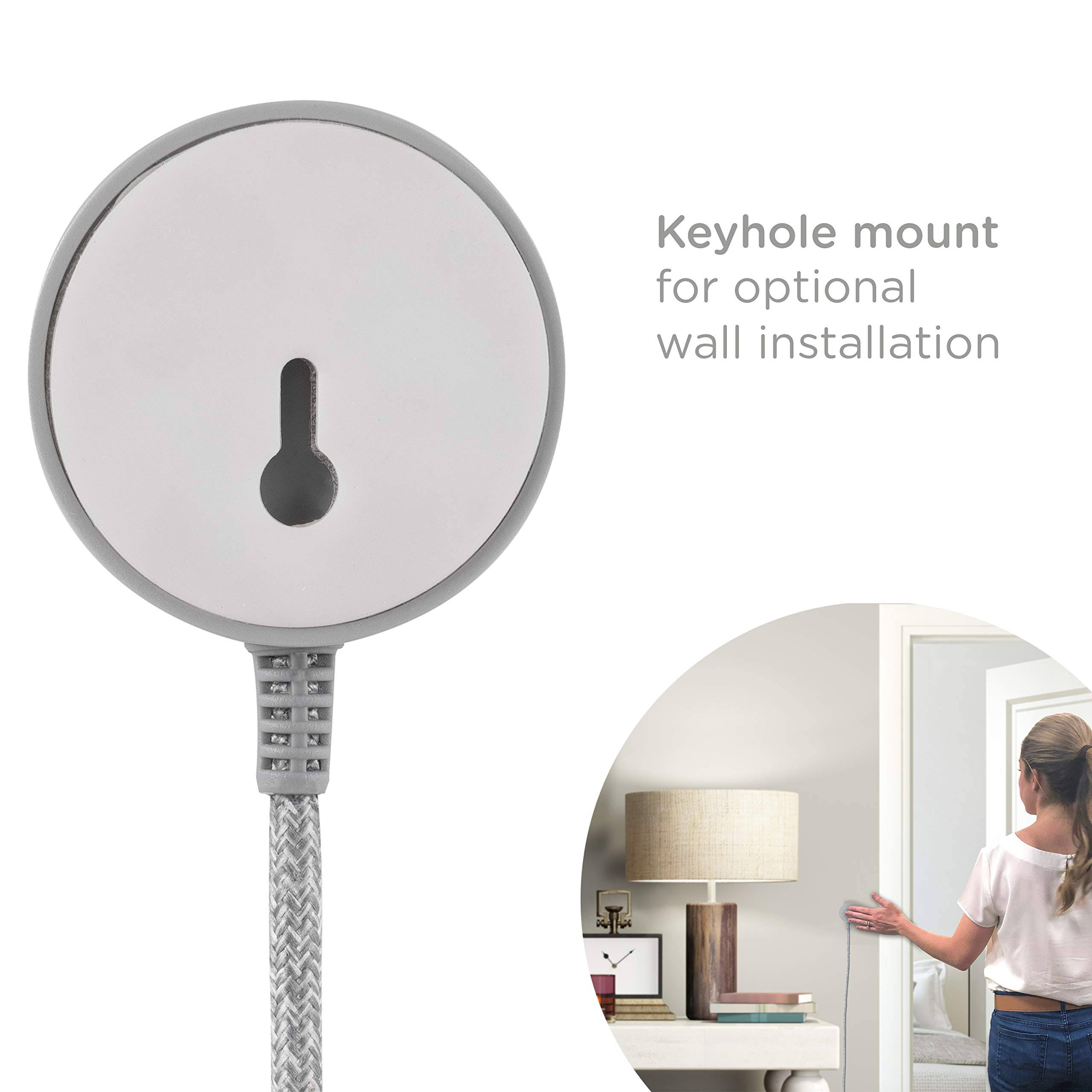 Cordinate Tabletop Switch with 6ft. Braided Cord Gray