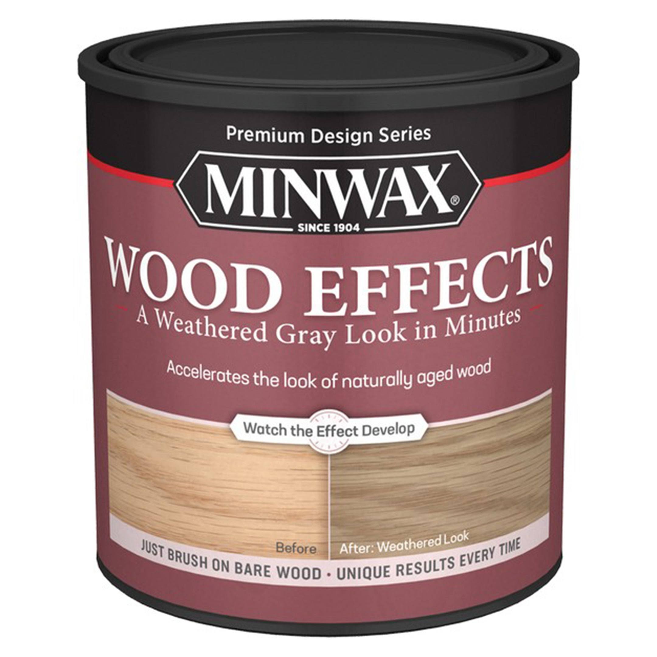 Minwax 402140000 Weathered Gray Wood Effects, 1 Quart