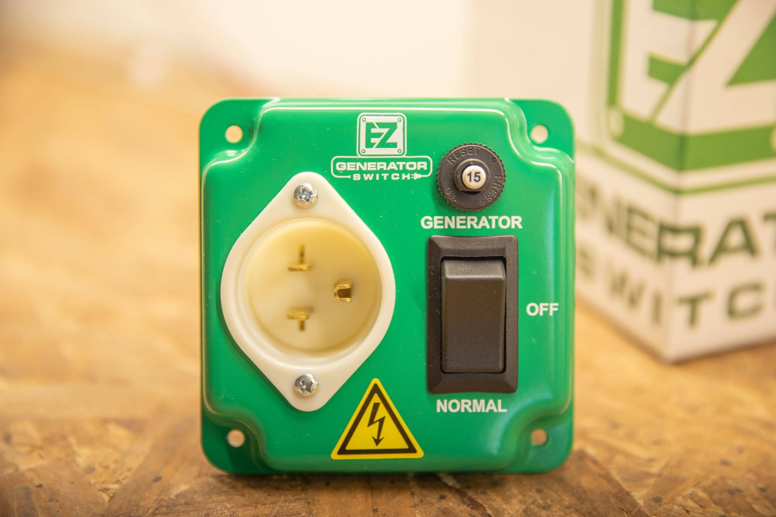 EZ Generator Switch- Generator Manual Transfer Switch Universal UL/CSA Approved