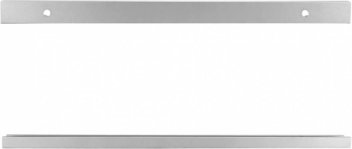 QWORK T-Track, Aluminum Double Track with Predrilled Mounting 2 Pack 12 inch WD4818