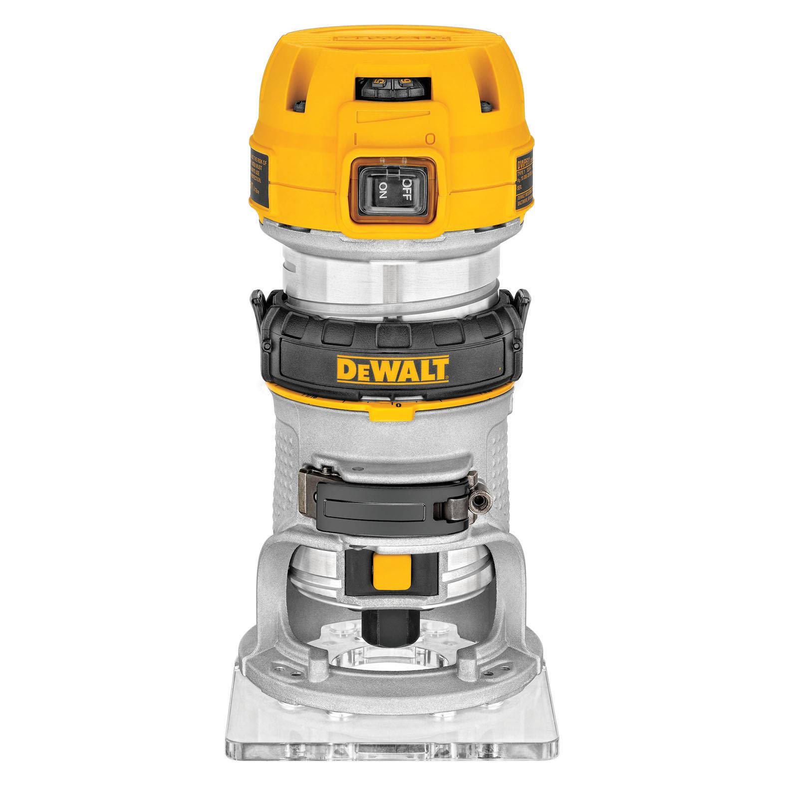 Dewalt Max Torque Variable Speed Compact Router with LED's- 1.25 HP