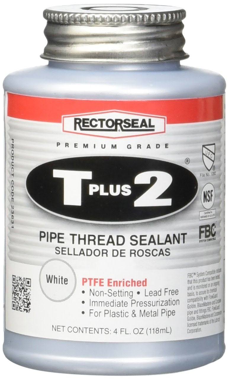 Rectorseal 23631 T Plus 2 Pipe Thread Sealant 4 Ounces