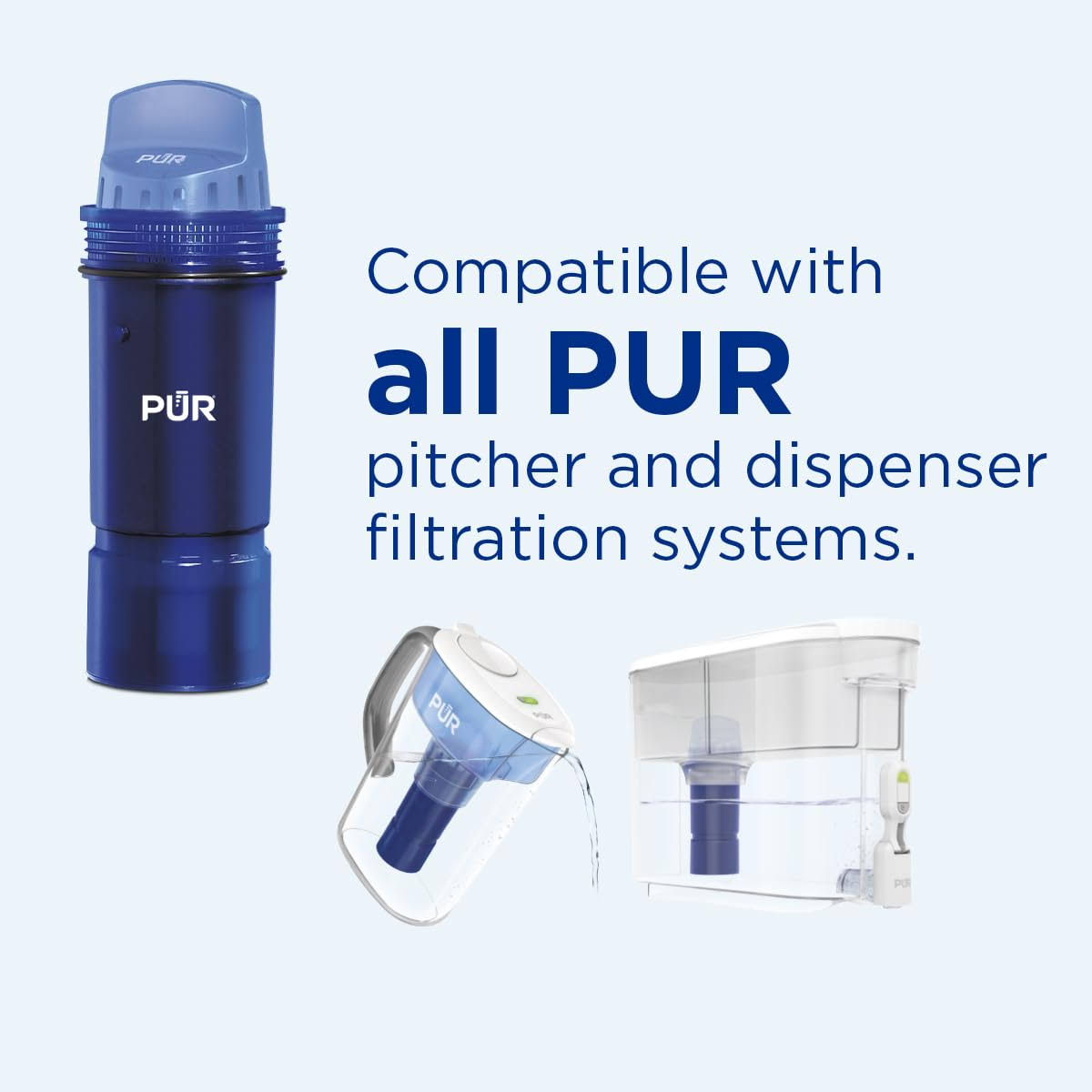 Pur Plus Water Pitcher Replacement Filter- 1 Pack