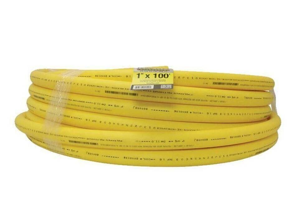 Home-Flex Underground 1in IPS New Install Kit (1)1in x 100 ft. Pipe (2)1in Couplers (2)1in Meter Risers, GAS Line Detection