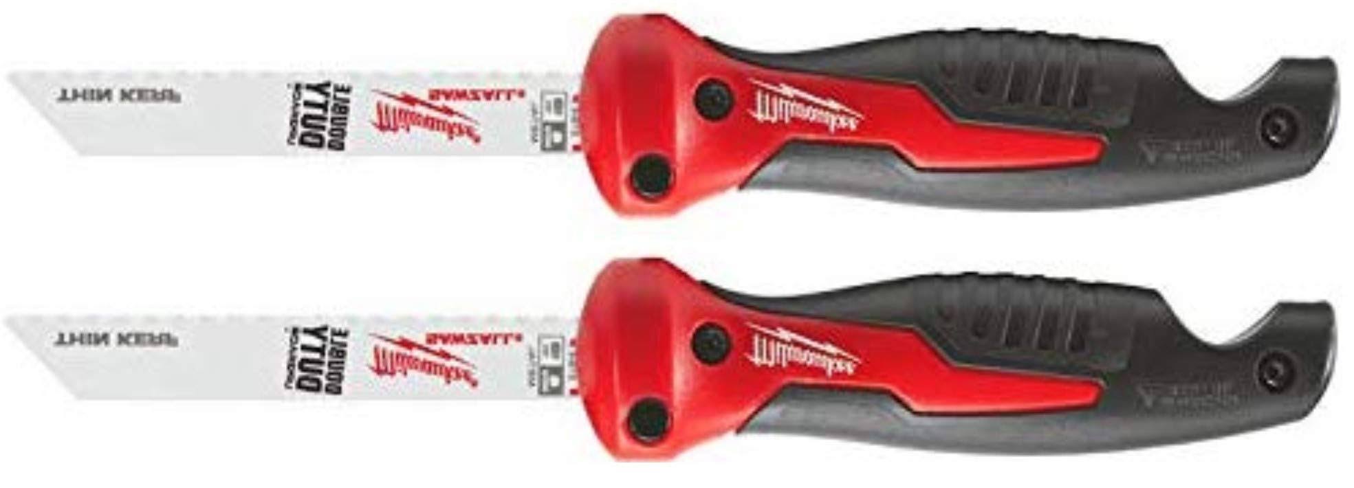 Milwaukee 48-22-0305 6 inch Folding Jab Saw Compatible with Sawzall Reciprocating Saw Blades (Multi Purpose Blade Included), 2 Pack