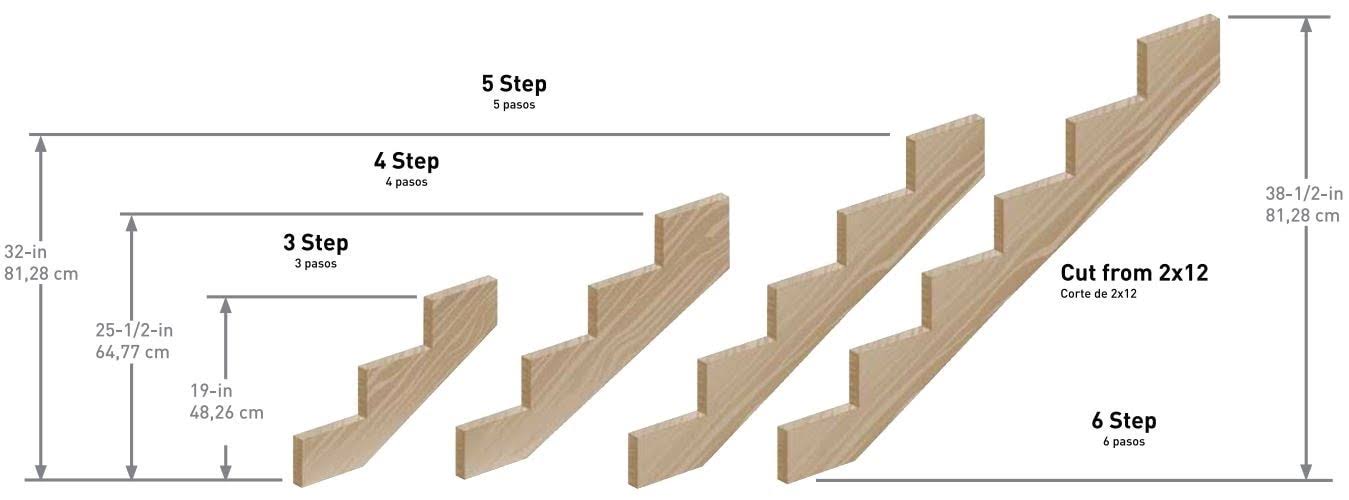 Severe Weather 4STEPT12140C Wood Stair Stringers- Each