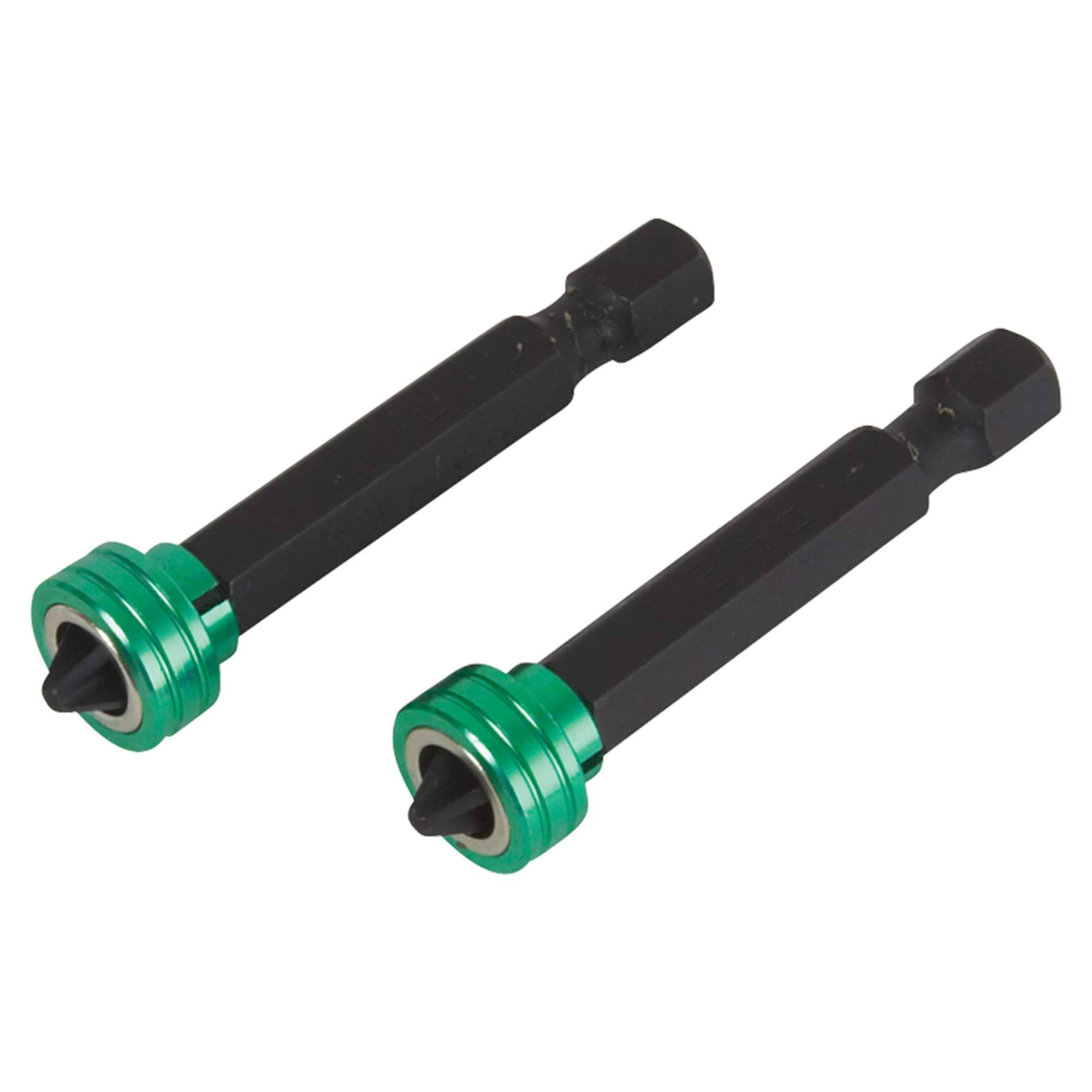 Metabo HPT #2 Philips 1/4 in Hex Black Oxide Steel Magnetic Driver Bit 2 Pack- 115003M