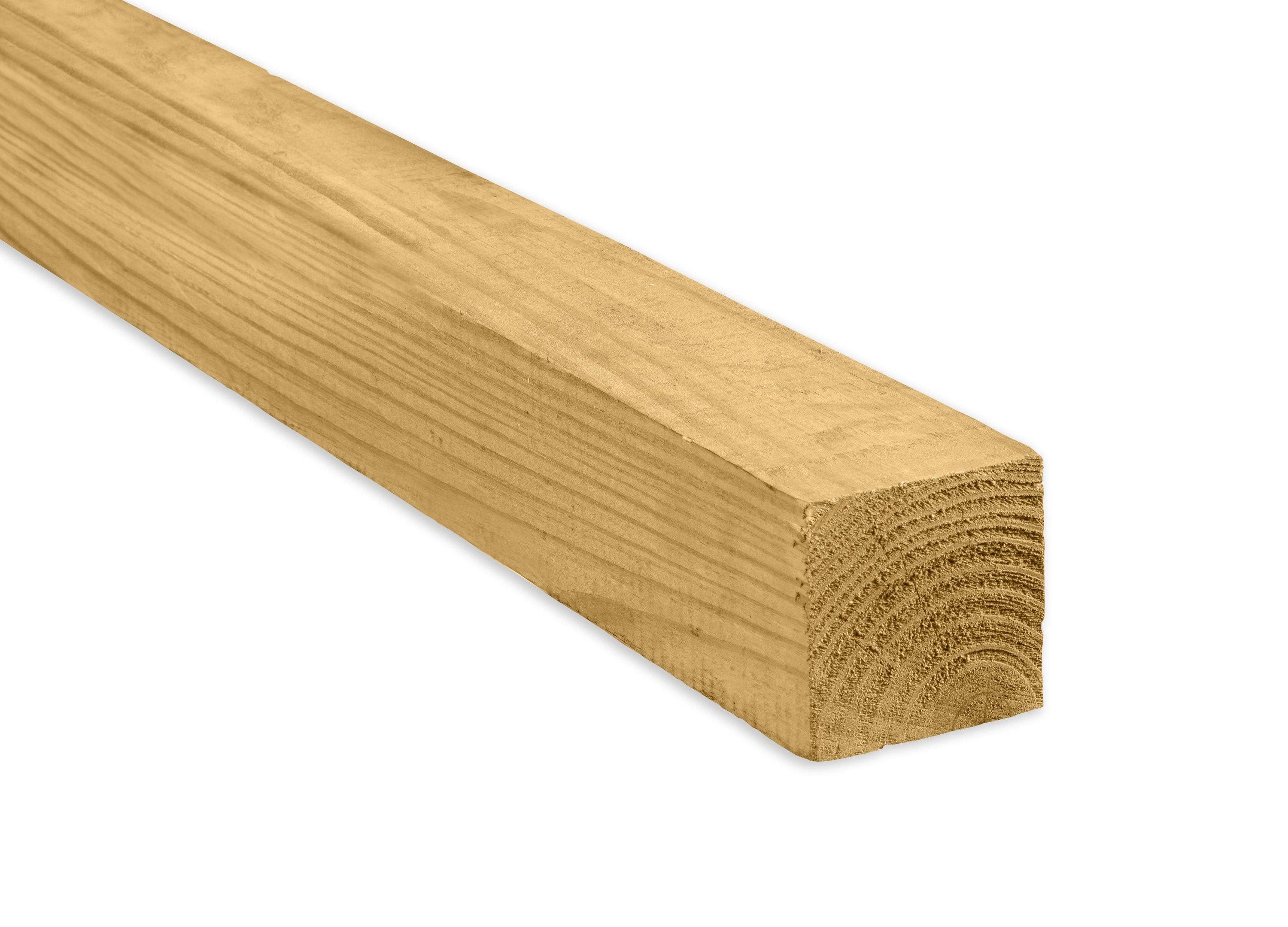 Severe Weather 4-in x 4-in x 8-ft #2 Ground Contact Wood Pressure Treated Lumber | Y2L40408-GC