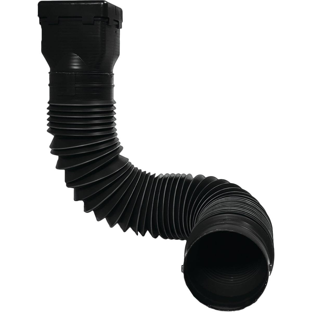 Spectra Universal Ground Spout Extension- Black Gutter Accessories