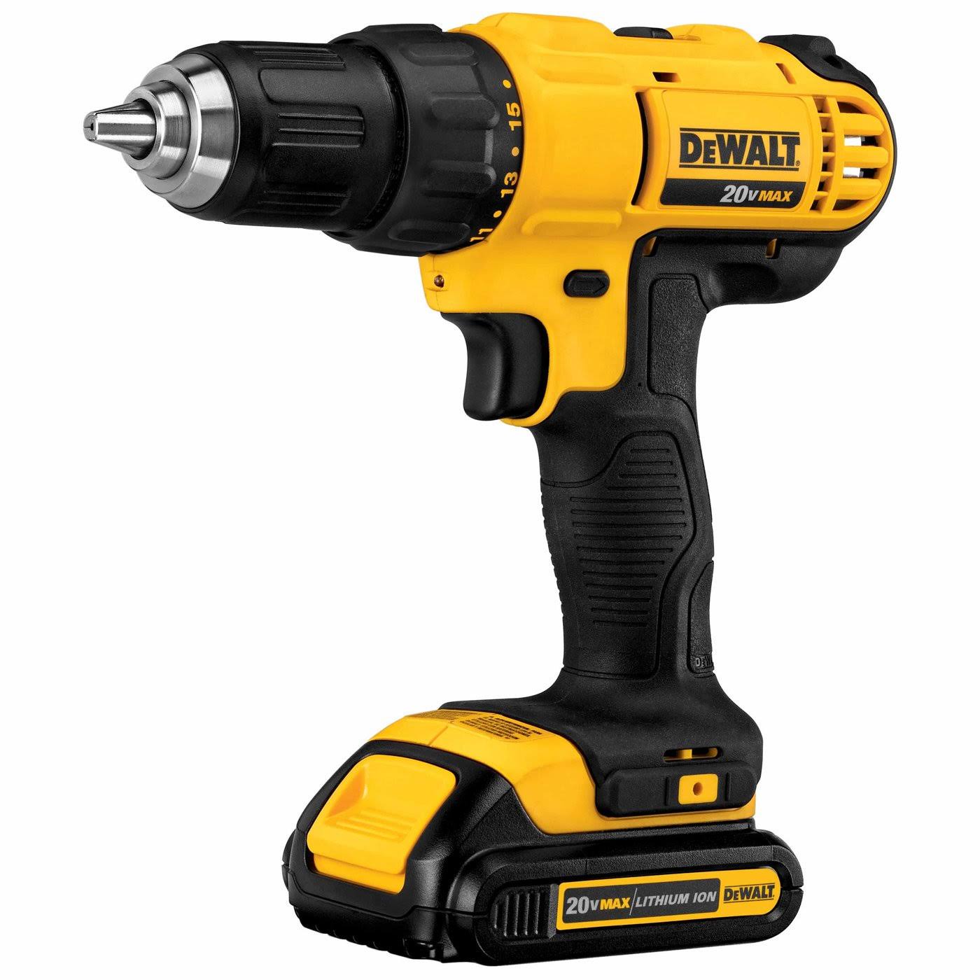 DeWalt DCD771C2 Max Li-ion Compact Drill and Driver Kit, 20 V