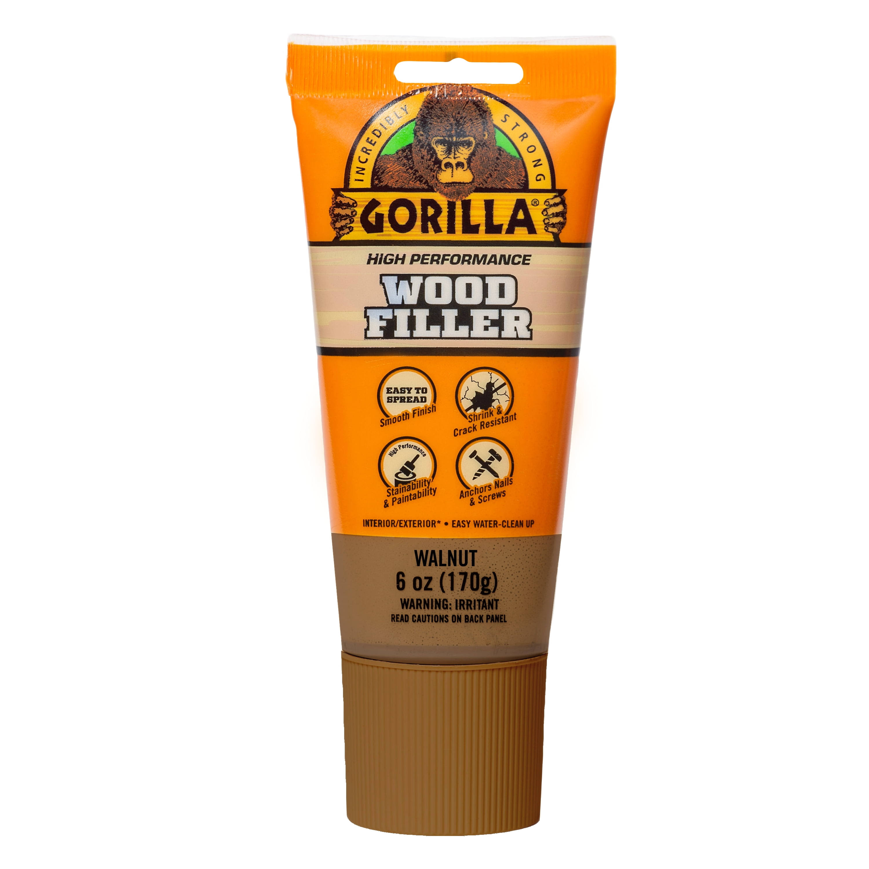 Gorilla Glue Wood Filler: 6 oz. Tube (Walnut)