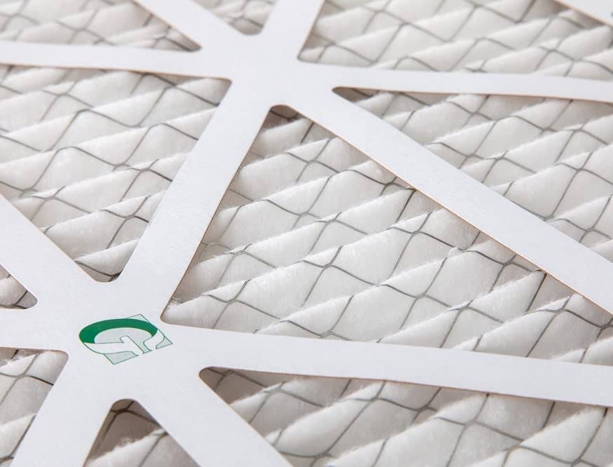 Glasfloss 19-7/8 x 21-1/2 x 1 MERV 10 Air Filters, Pleated, Made in USA (Case of 6) Fits Listed Models of Carrier, Bryant & Payne, Removes Dust,