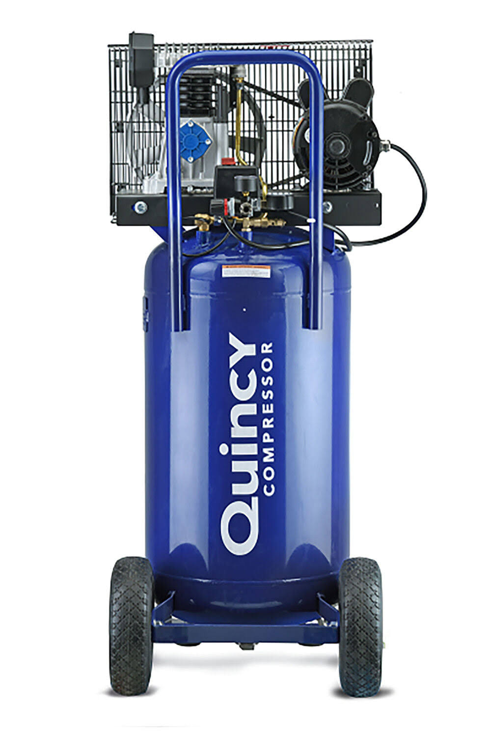 Quincy Q12124VPQ Single-Stage Portable Air Compressor, 2HP, 24 Gallon, Vertical, 115V, Single Phase