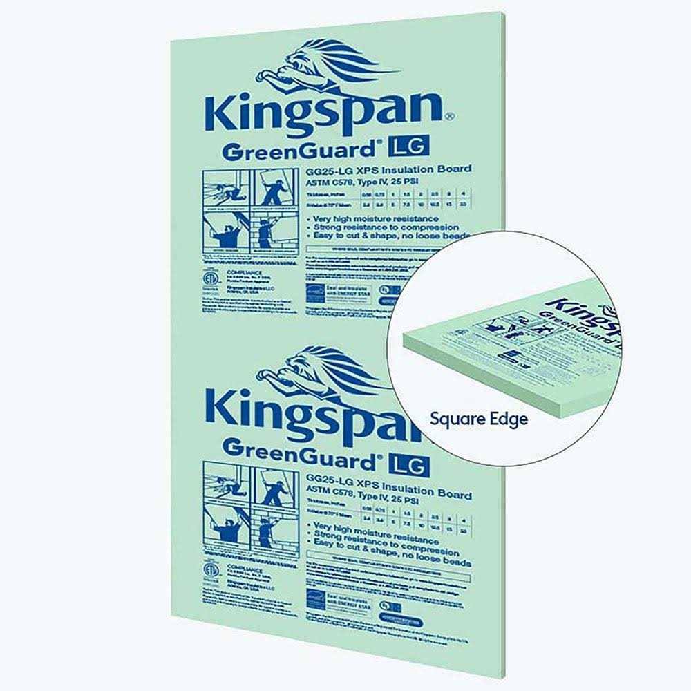 Kingspan Insulation R-3.75, 0.75-in x 4-ft x 8-ft Unfaced Foam Board Insulation | 100000048876