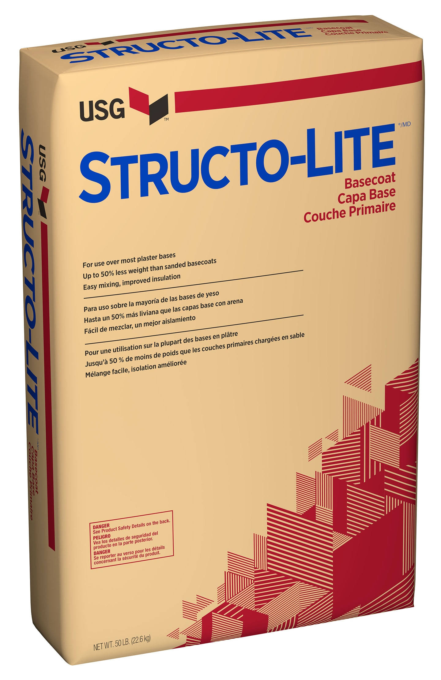 50 lb. Structo-lite Basecoat Plaster