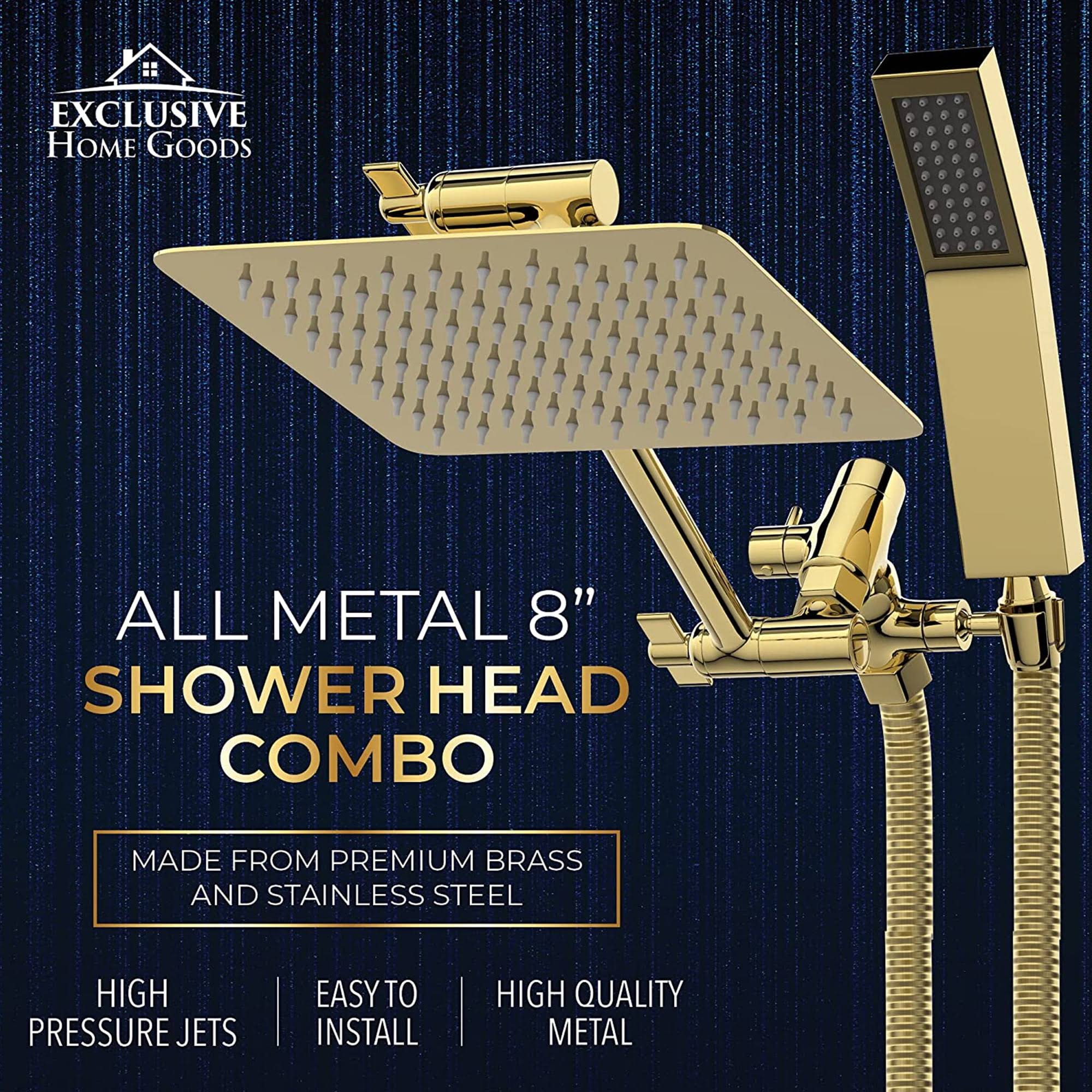All Metal Shower Head 8