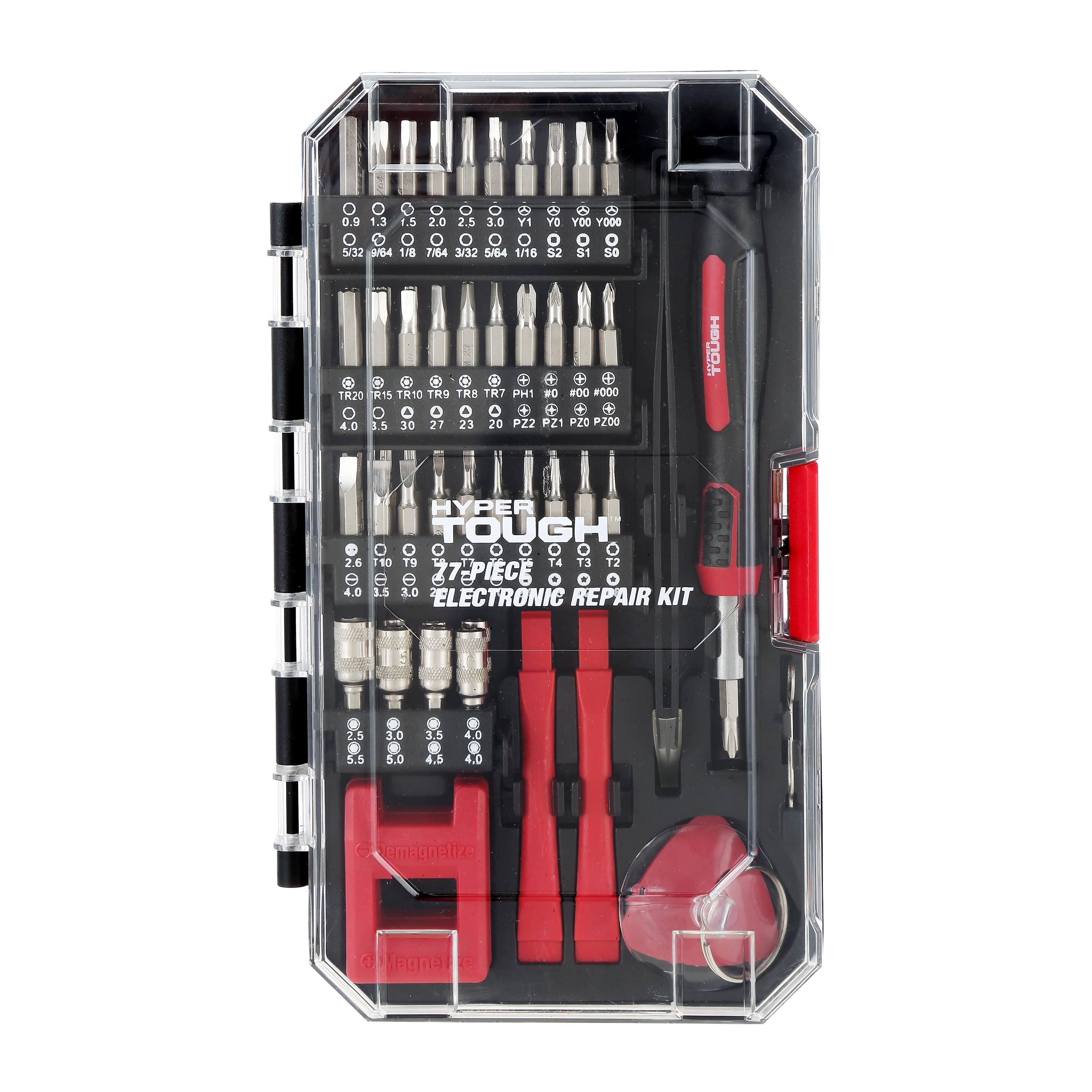 Hyper Tough 77 Piece Electronic Smart Phone Repair Kit