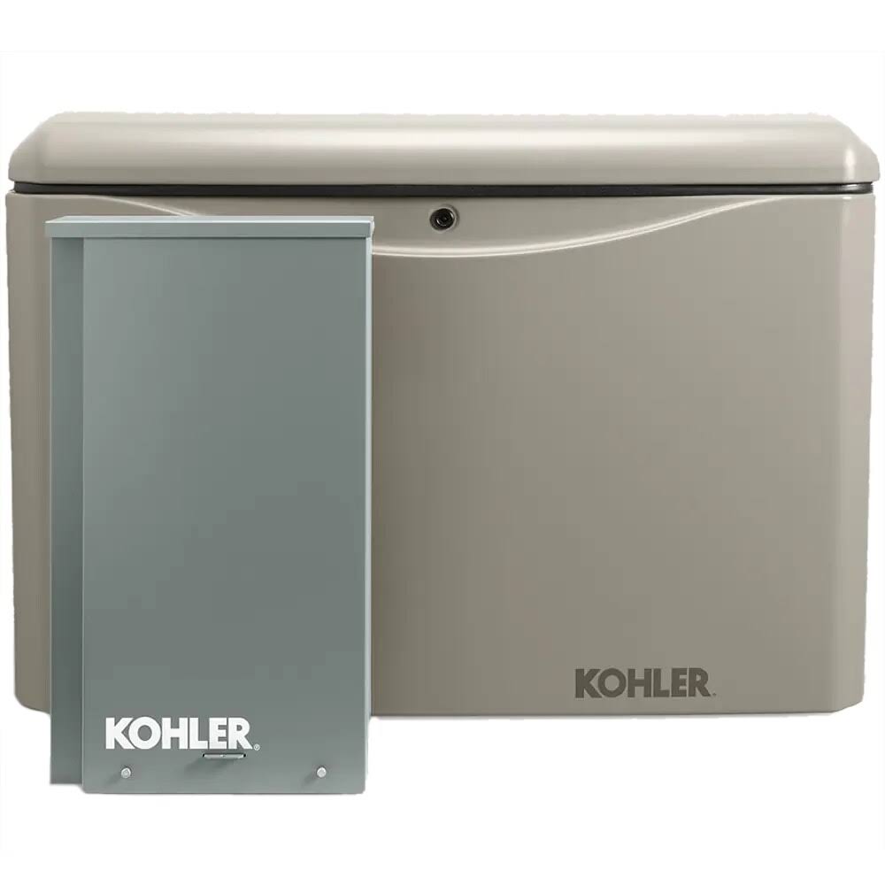 Kohler 20kW Home Standby Generator w/ 200A Transfer Switch- 20rcal-200sels