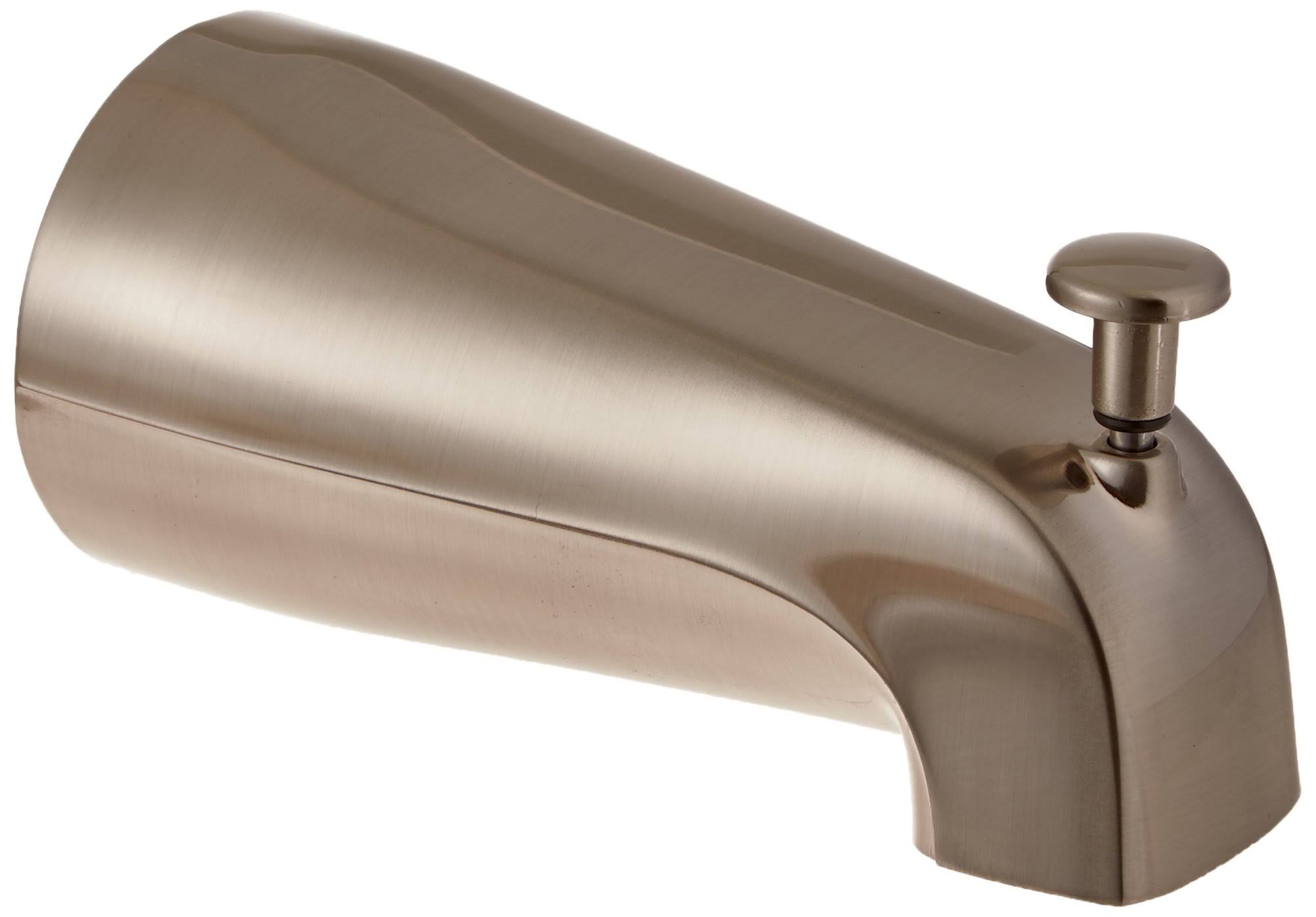 Ez-flo 15088 Slide-On Diverter Spout, Brushed Nickel