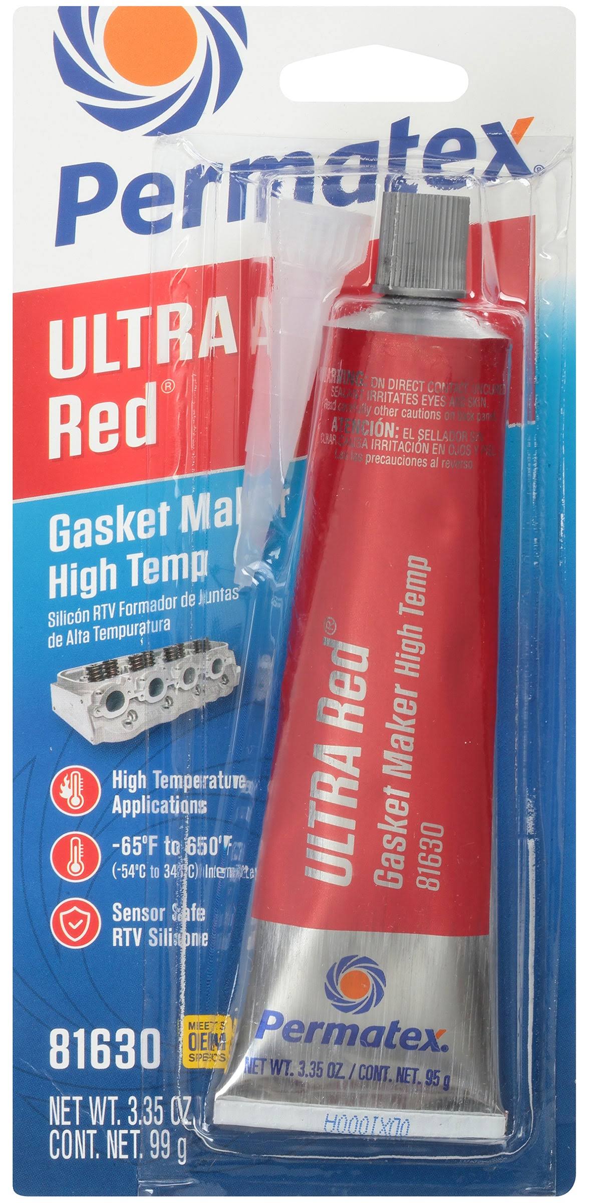 Permatex Ultra Red 3.35 oz. Gasket Maker
