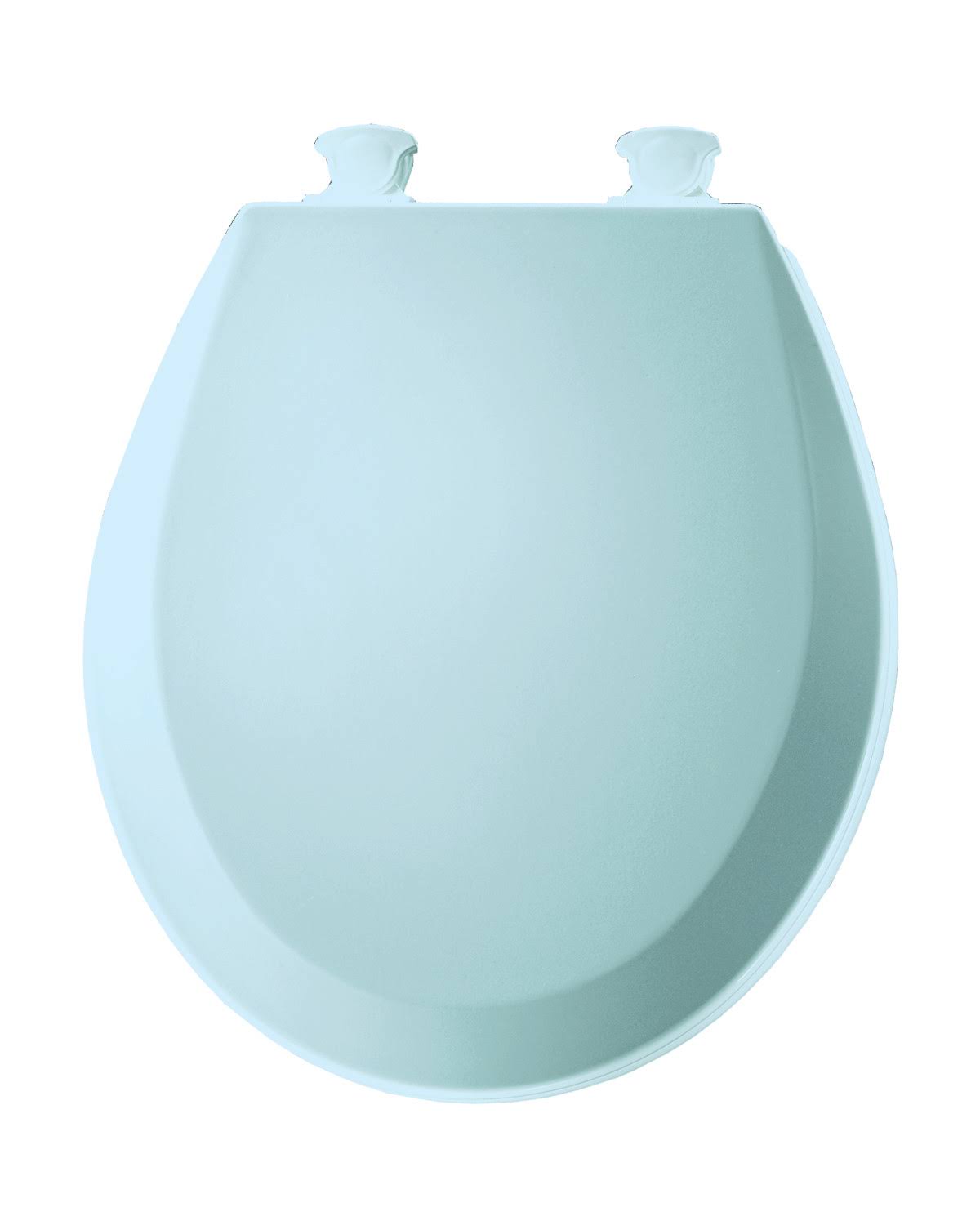 Bemis 500EC-464 Round Closed Front Toilet Seat with Cover Dresden Blue