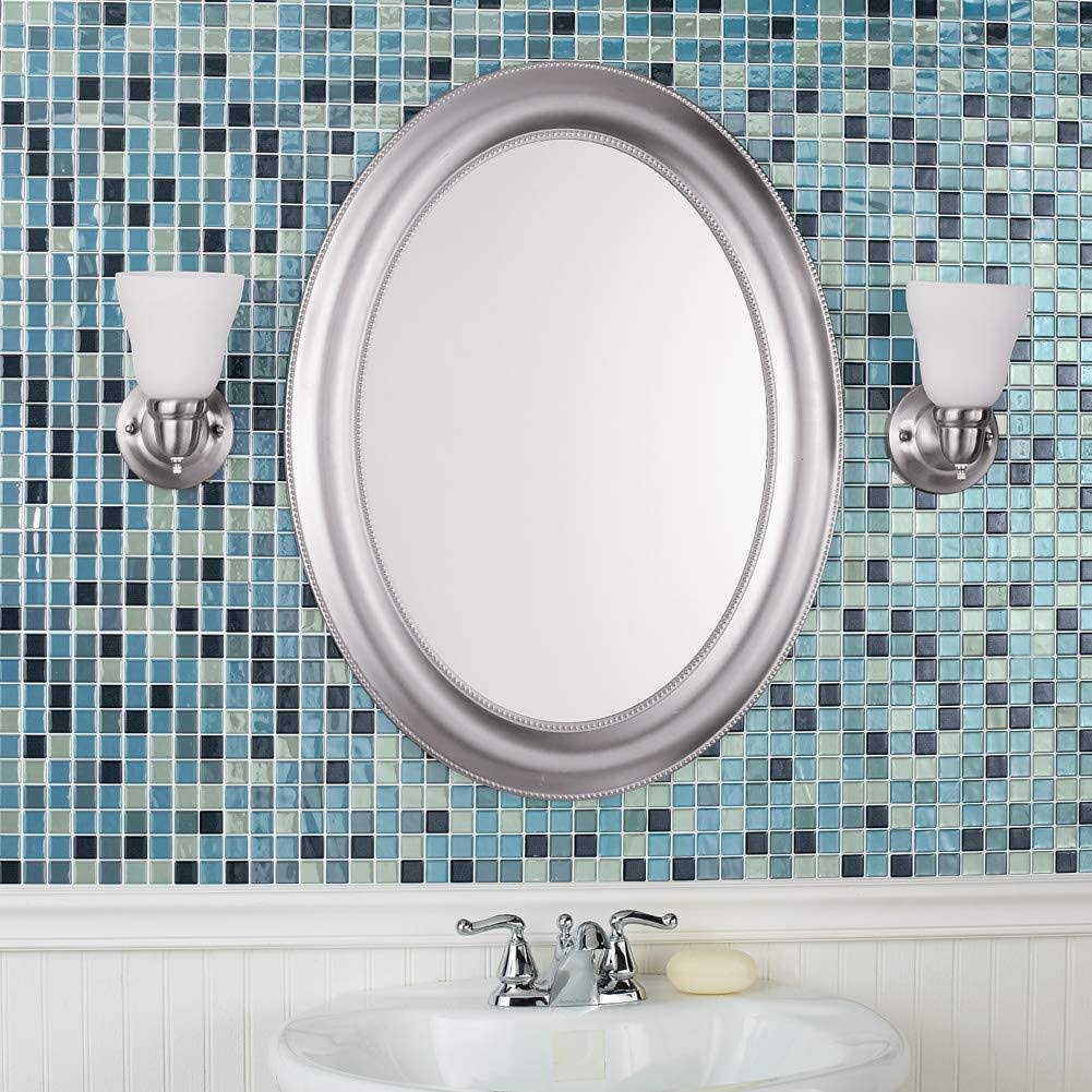 Collections ETC Mosaic Backsplash Tiles, Blue- 6 count