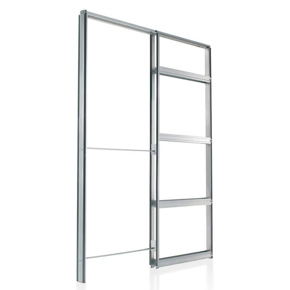 Eclisse 42 in. x 80 in. Galvanized Steel Pocket Door Frame Kit (2 in. x 4 in. Wall)