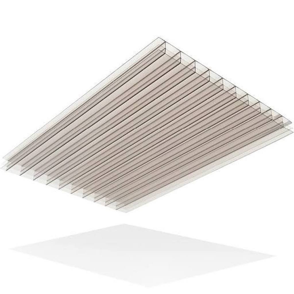 Lexan Thermoclear 48 in. x 96 in. x 5/8 in. Bronze Multiwall Polycarbonate Sheet