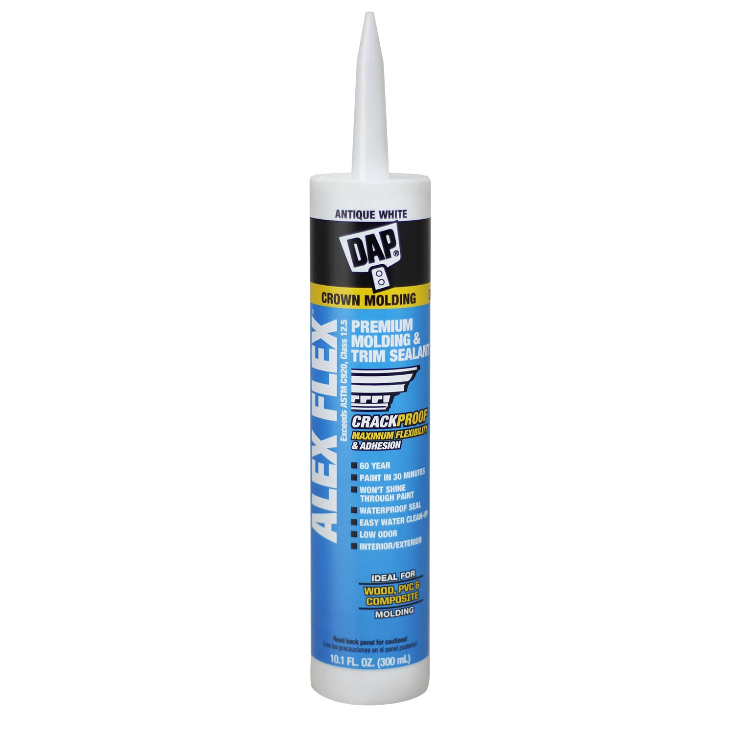 Dap 7079811456 Alex Flex Molding & Trim Sealant, 10.1 oz