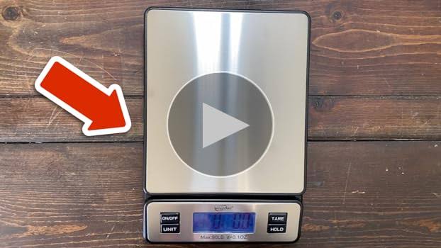 Weighmax W-2809 90 lb x 0.1 oz Durable Stainless Steel Digital Postal Scale Shipping Scale with AC Adapter