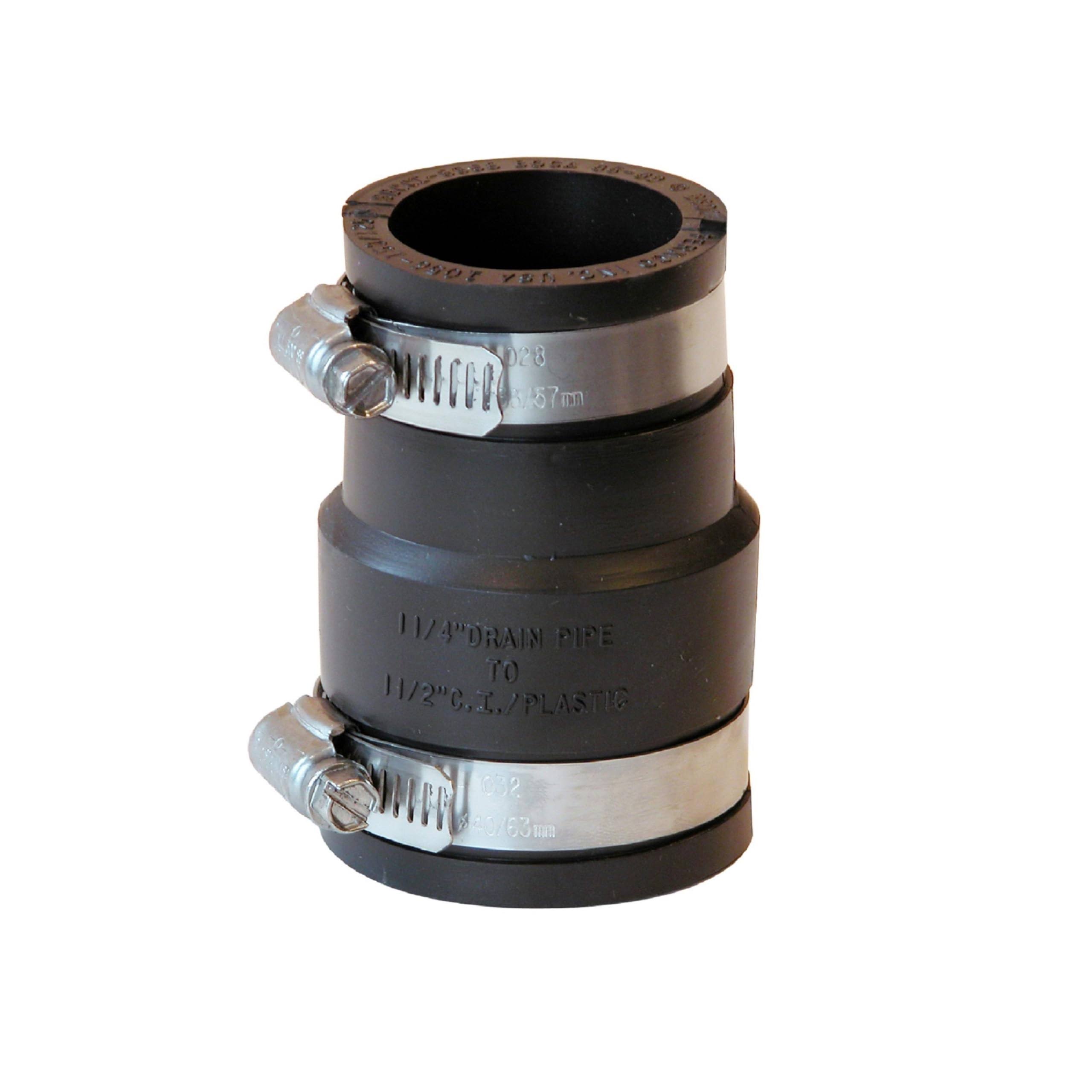 Fernco 1-1/2 in. x 1-1/4 in. Flexible PVC Coupling