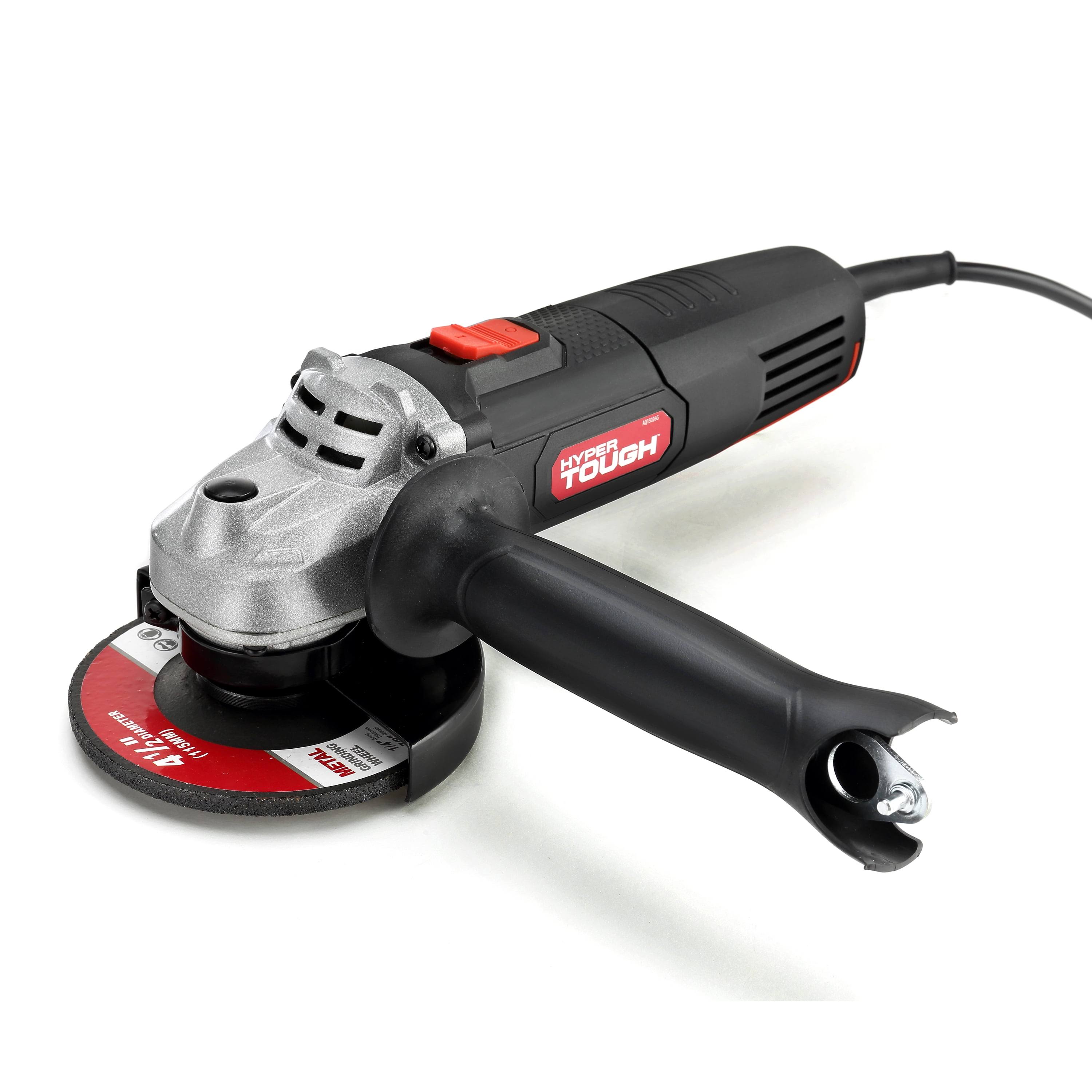 Hyper Tough Aq15026g 6 Amp Corded Angle Grinder (L)