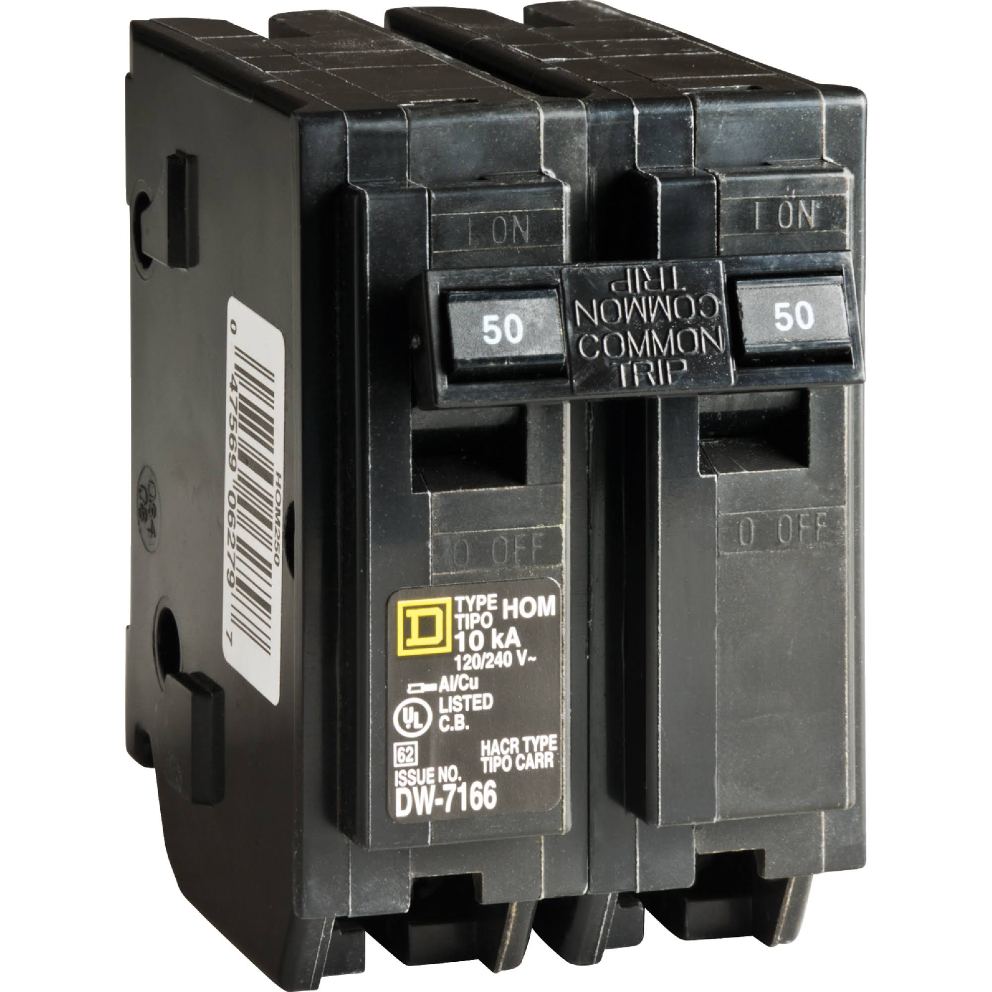 Square D Homeline 2-Pole Circuit Breaker, 50 A