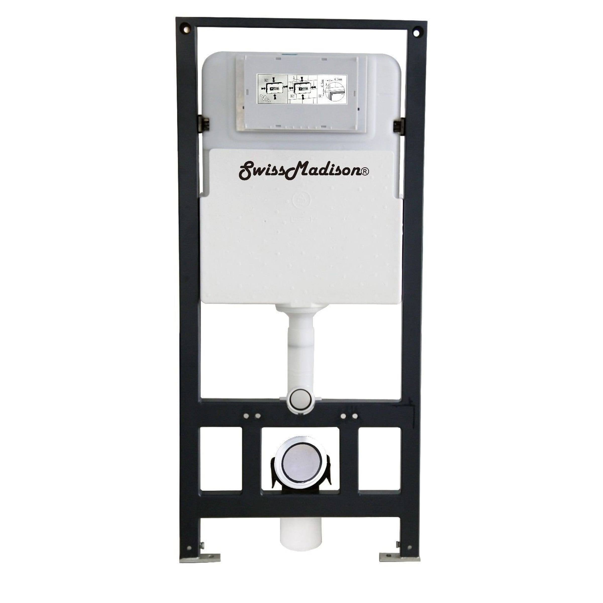 Swiss Madison SM-WK449 St. Tropez Wall Hung Toilet Bundle