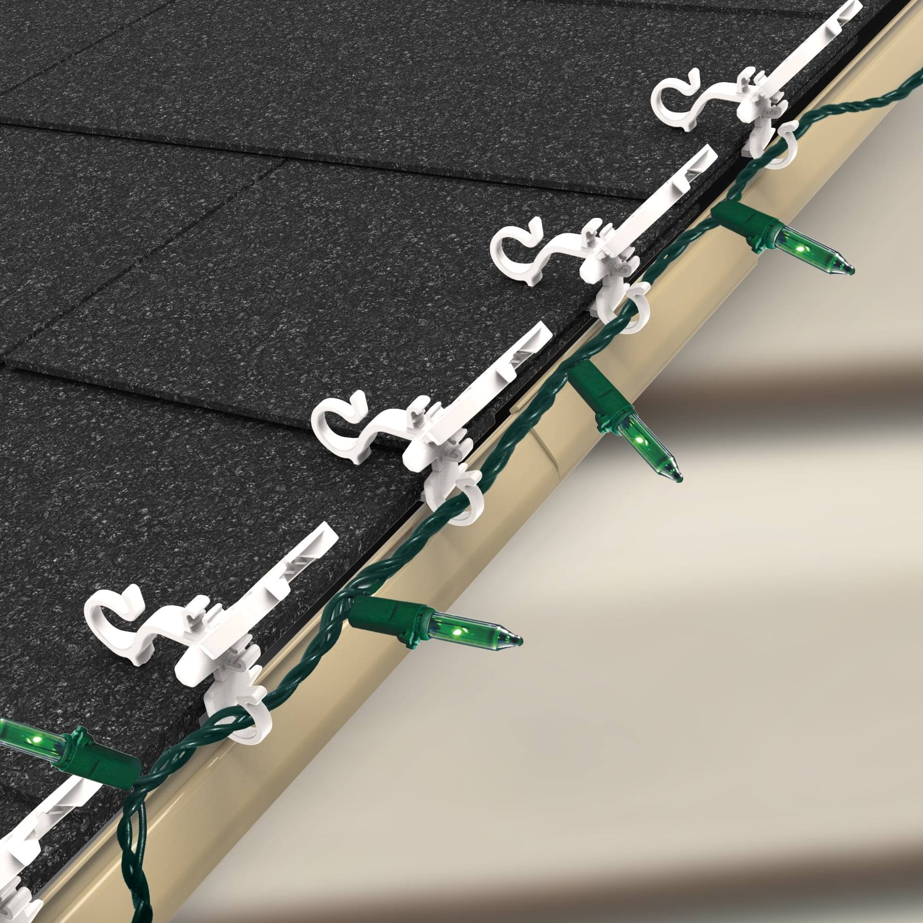 Deluxe Shingle/Gutter Light Clips