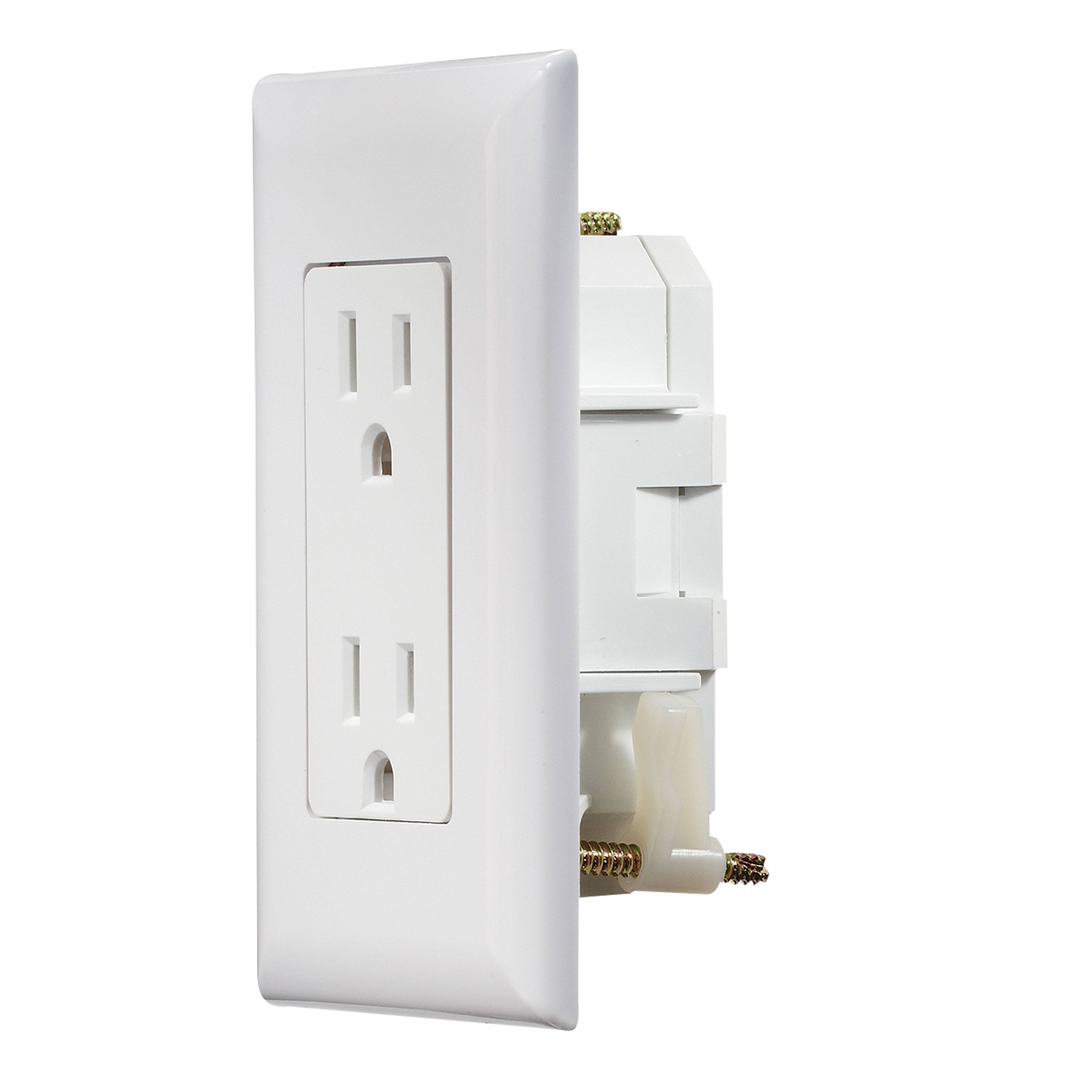 RV Designer Collection S811 Dual Outlet with Cover Plate