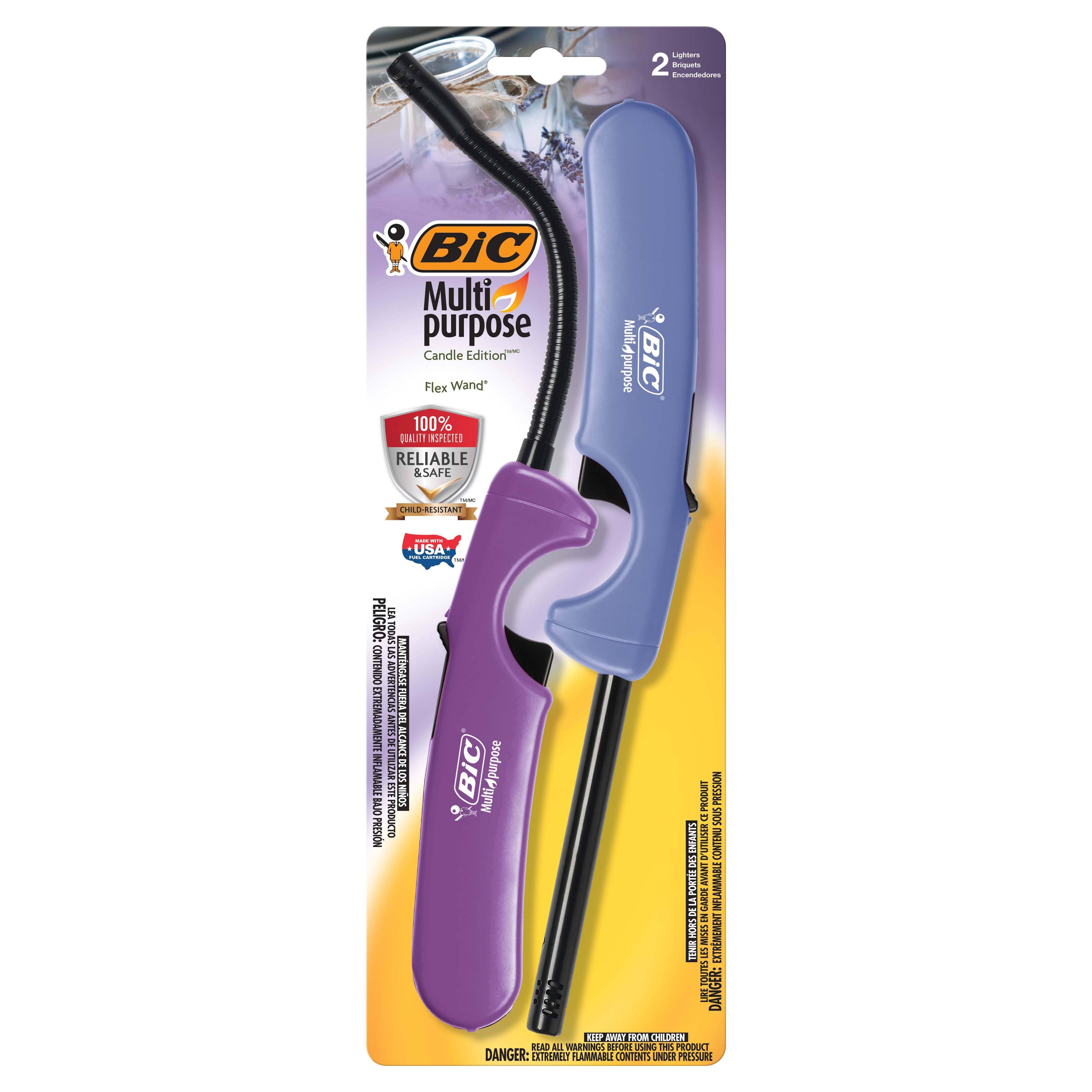 Bic Lighters, Multi-Purpose, Flex Wand- 2 lighters