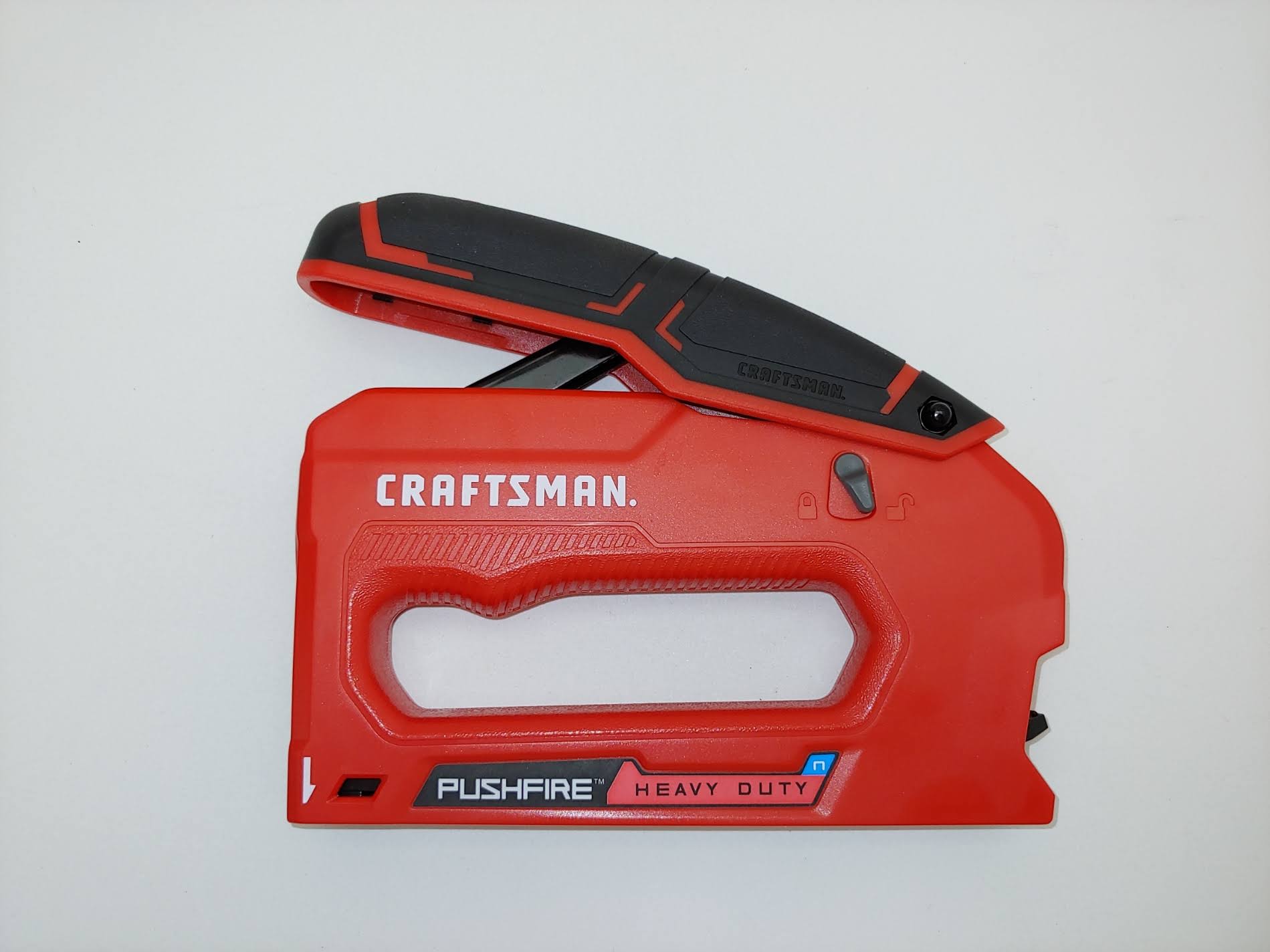 Craftsman Staple Gun, Heavy-Duty, Pushfire