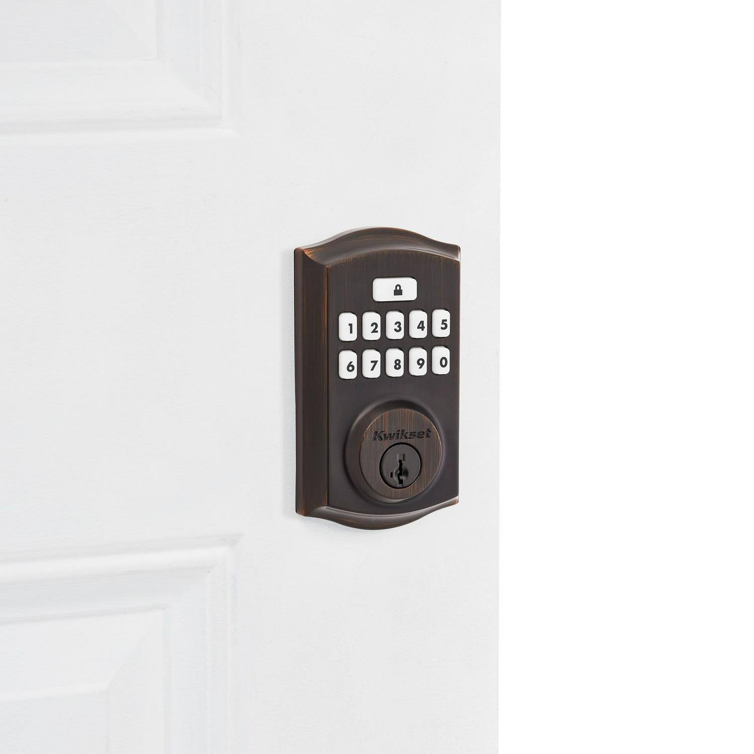 Kwikset SmartCode Venetian Bronze Metal Electronic Deadbolt