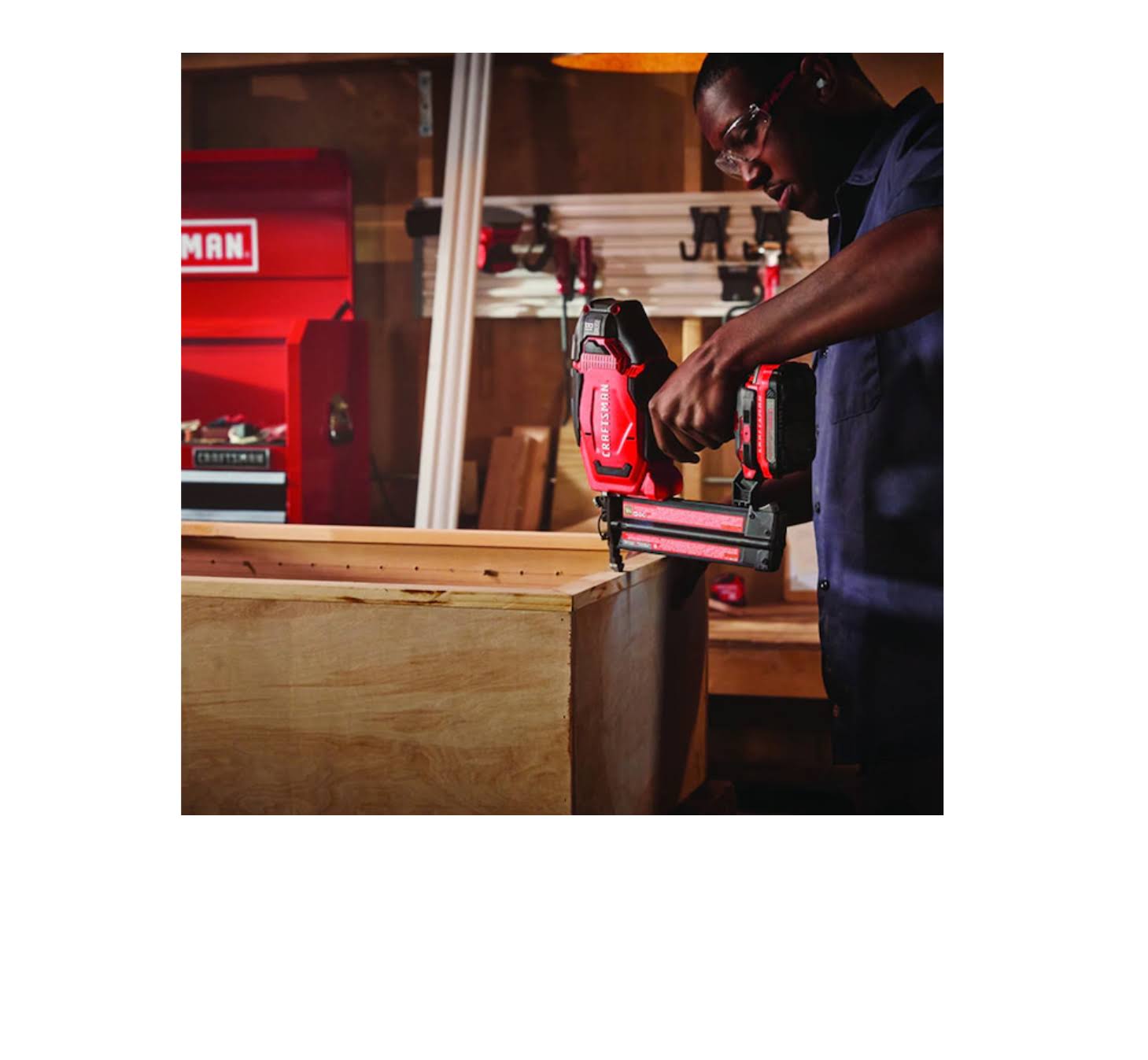 Craftsman CMCN618C1 V20 Cordless Brad Nailer Kit, 18ga